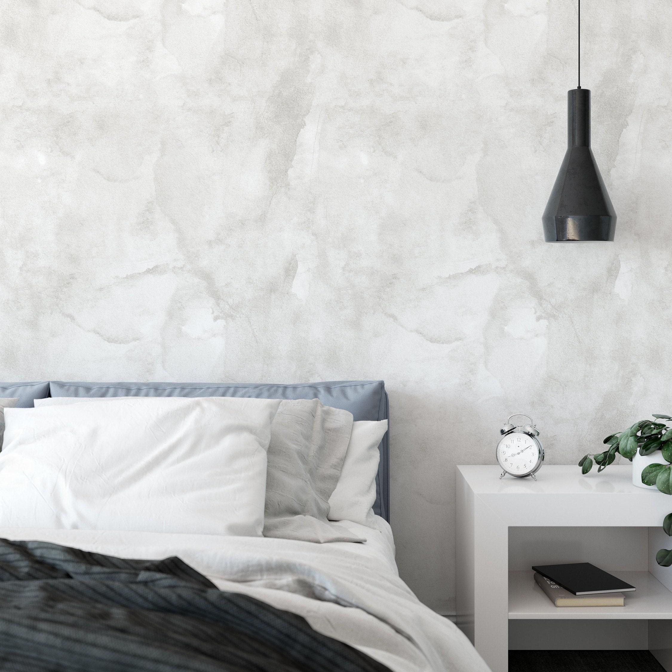 2250x2250 Minimal Paint Textured Wallpaper. Steel Grey Colour. Peel and. Etsy New Zealand