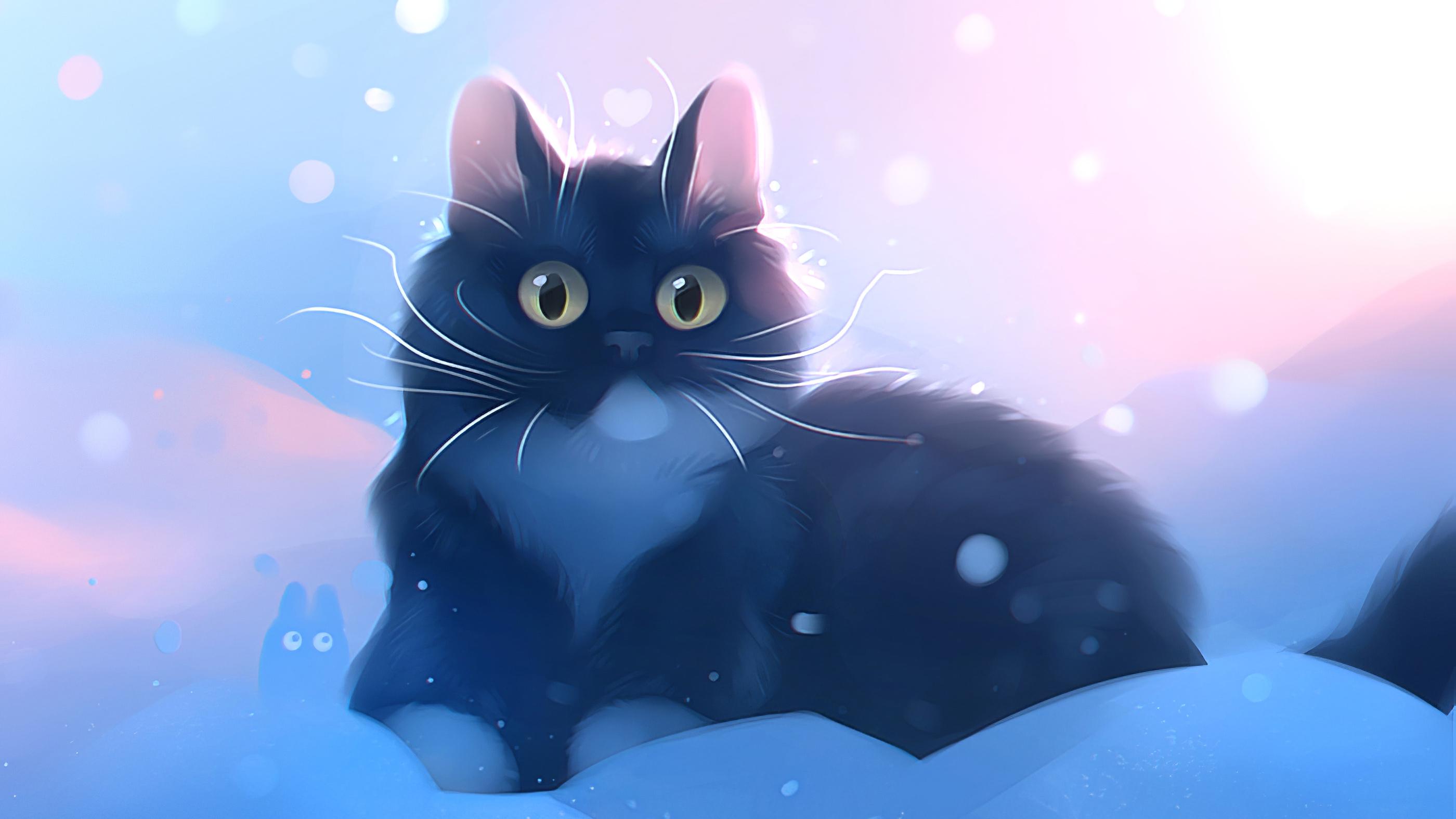 2800x1575 Kitten Snow, HD Artist, 4k Wallpaper, Image, Background, Photo and Picture