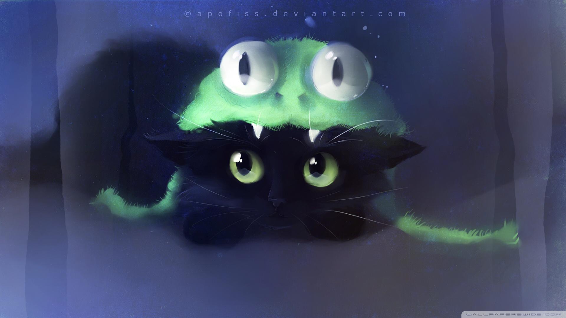 1920x1080 Free download Frog Cat Painting Wallpaper 1920x1080 Frog Cat Painting [1920x1080] for your Desktop, Mobile & Tablet. Explore Cute Cat Drawings Wallpaper. Cute Kitten Wallpaper, Kitten Desktop Wallpaper, Kitten