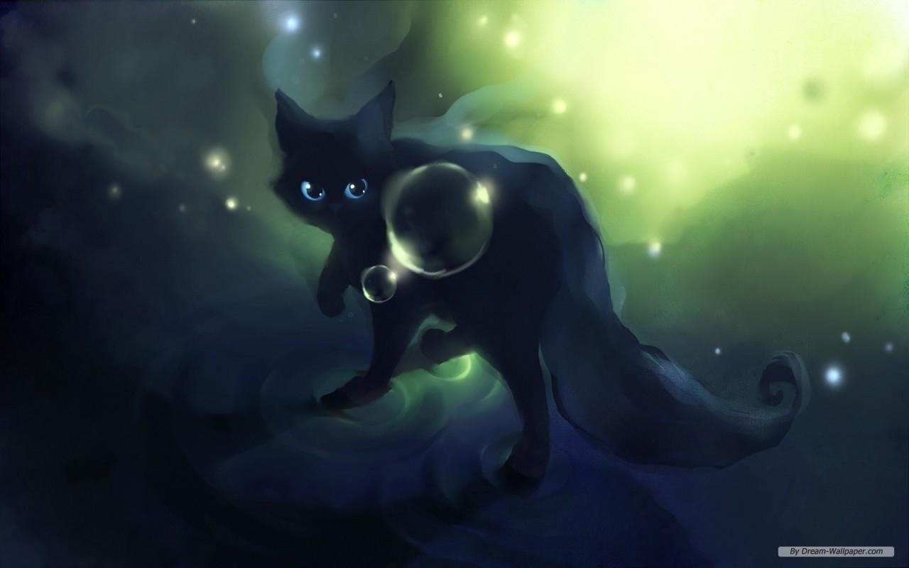 1280x800 Cat Drawings Wallpaper