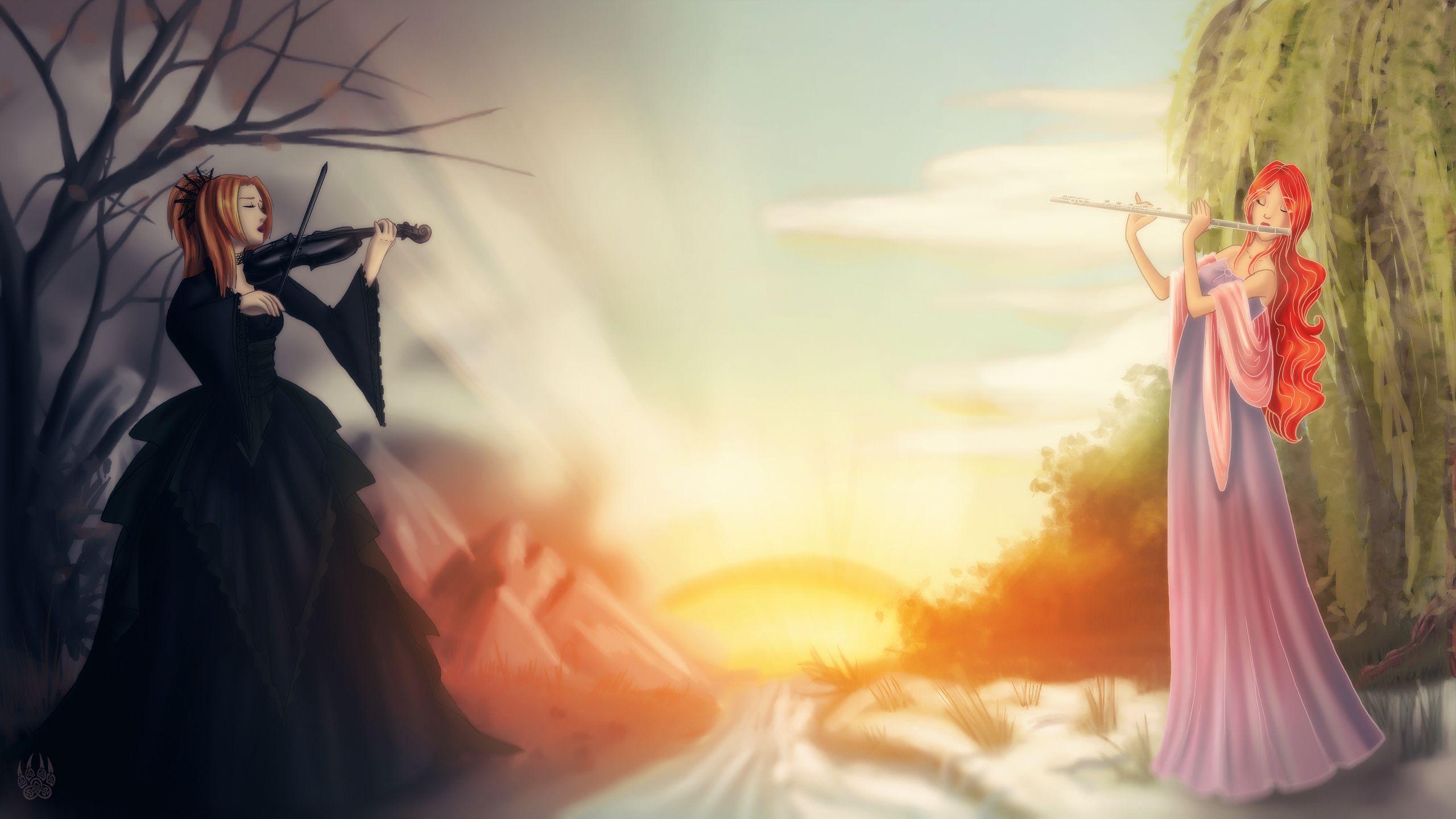 2560x1440 Flute Wallpaper