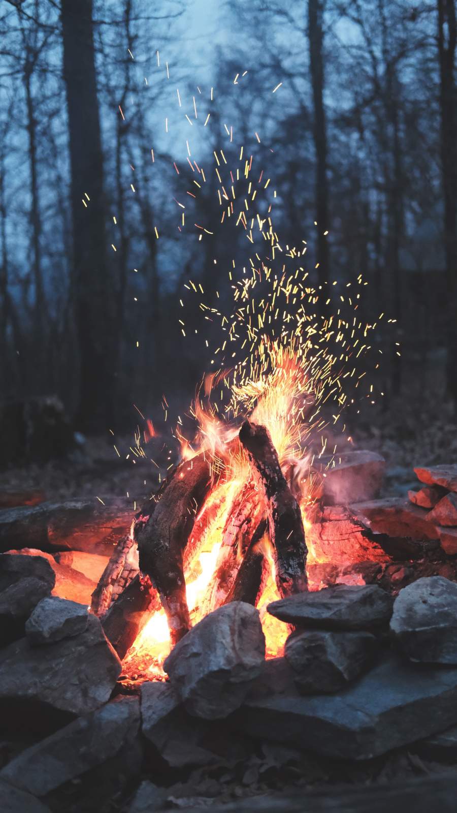 900x1600 Camp Fire Night IPhone Wallpaper Wallpaper : iPhone Wallpaper