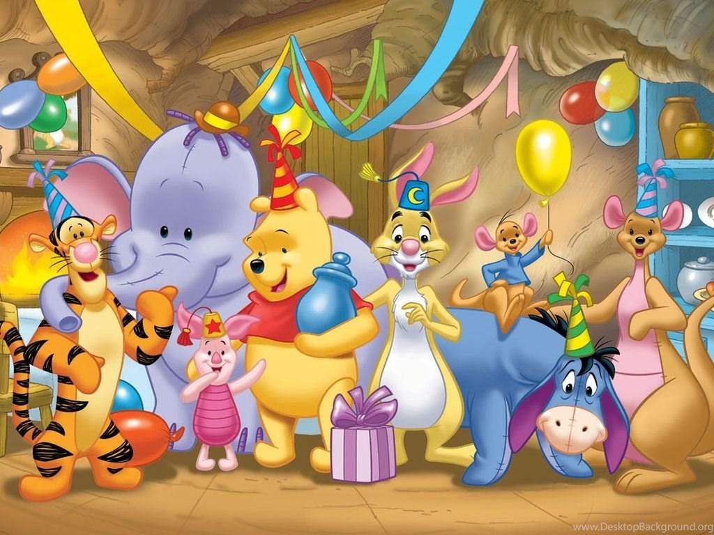 1024x768 Winnie The Pooh Friends Wallpaper PC Wallpaper Desktop Background