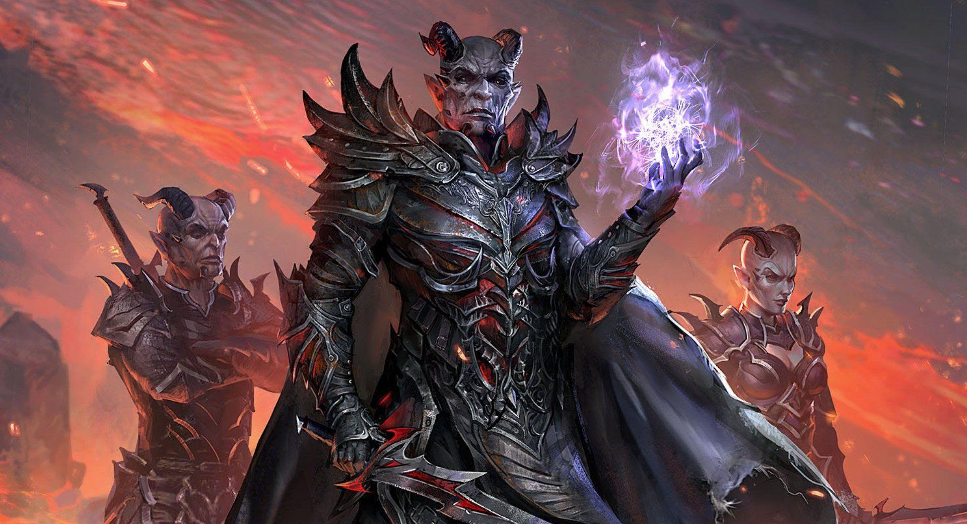 1920x1040 Daedra Wallpaper