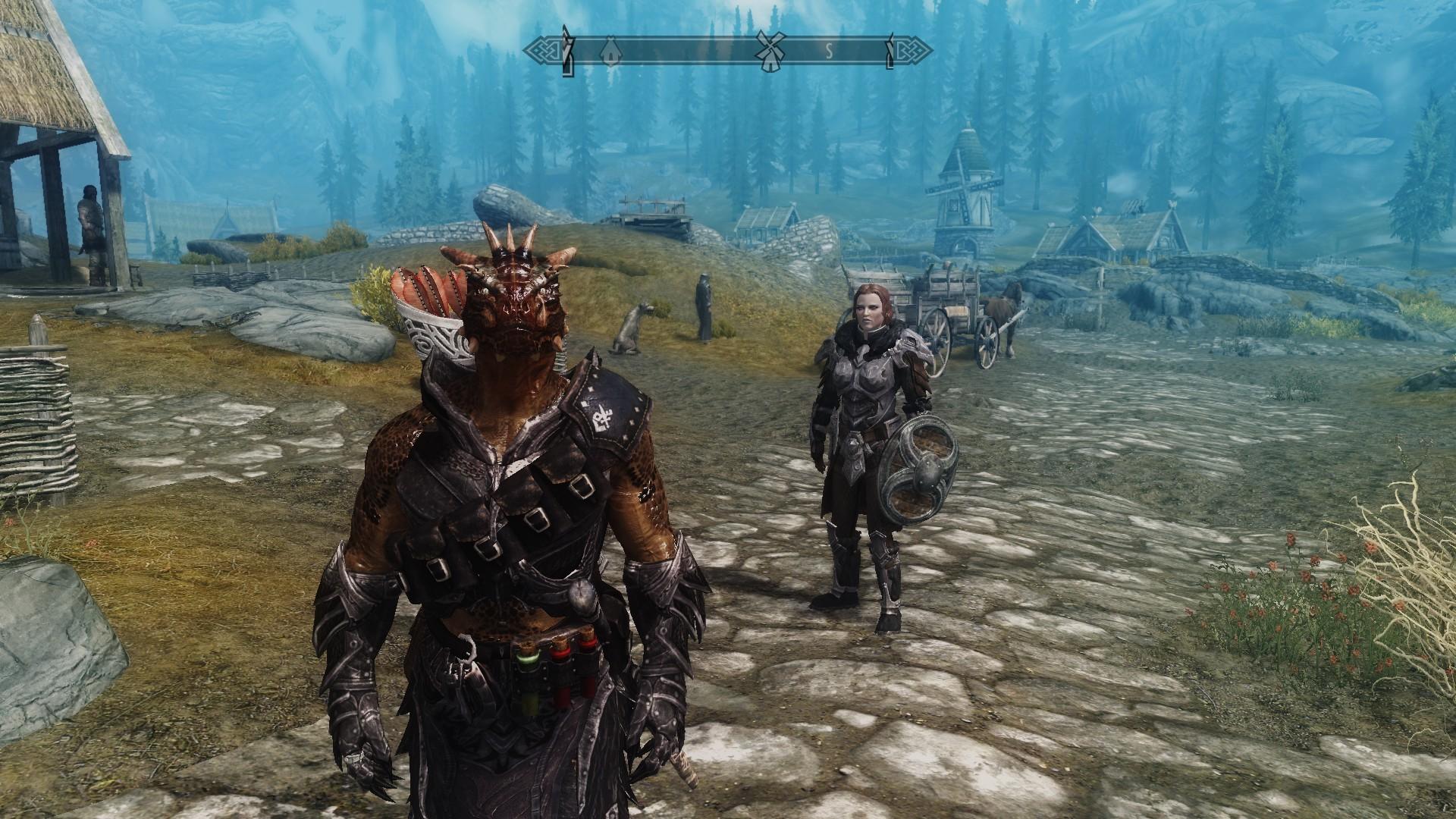 1920x1080 Badass Argonian preset and brown at Skyrim Special Edition Nexus and Community