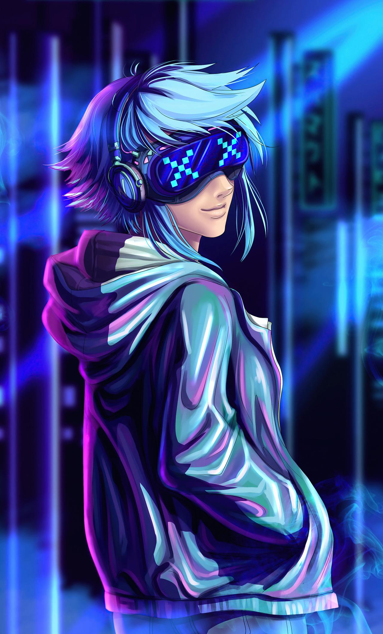 1280x2120 Neon Cool Guy 4k iPhone HD 4k Wallpaper, Image, Background, Photo and Picture