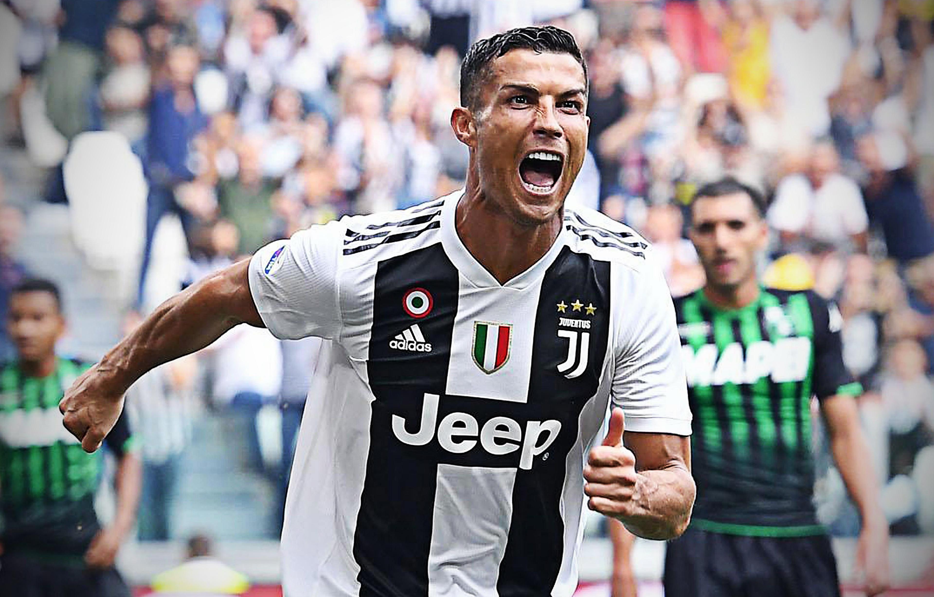 3840x2456 Download wallpaper 4k, Cristiano Ronaldo, goal, match, Juventus FC, CR Portuguese footballer, football stars, Serie A, Ronaldo, CR7 Juve, soccer, Bianconeri for desktop with resolution 3840x2456. High Quality HD picture wallpaper