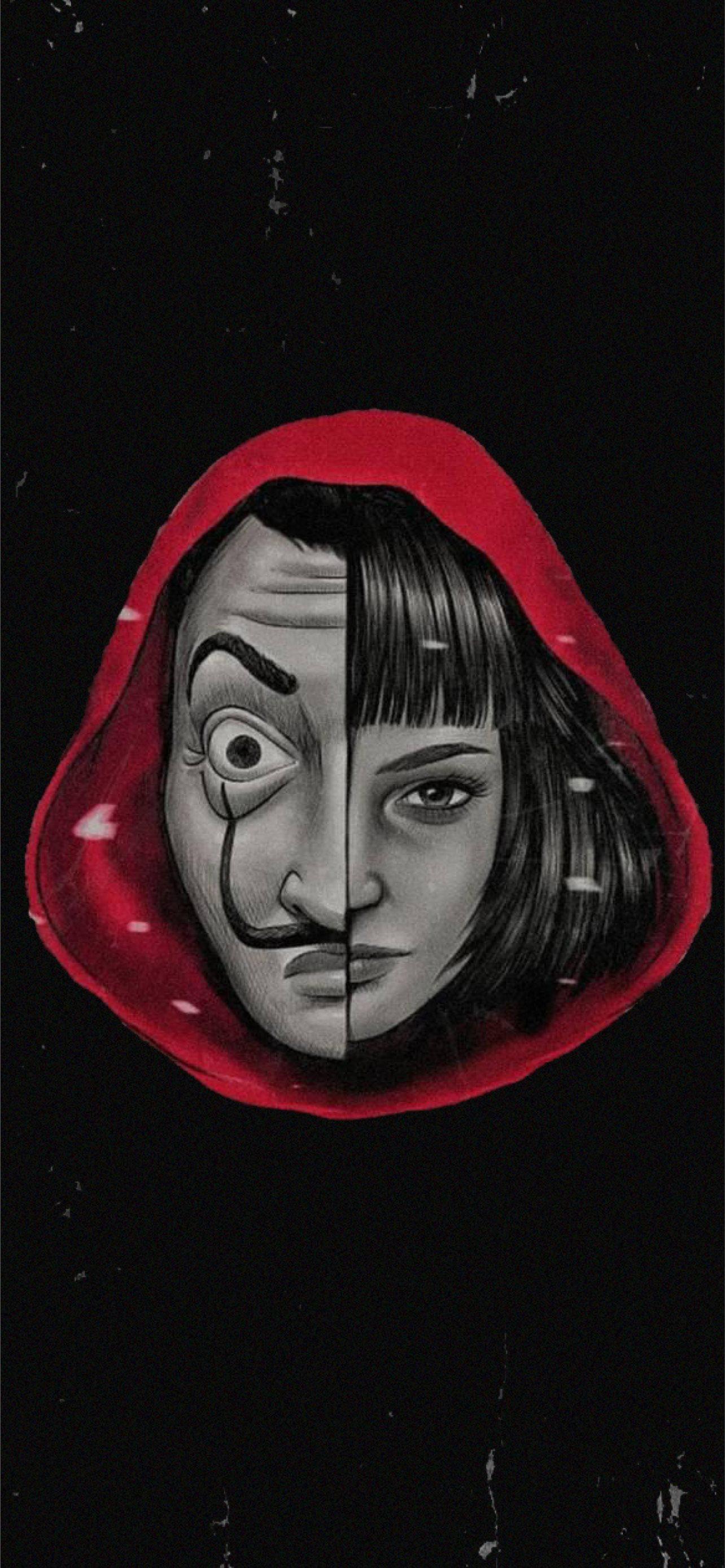 1284x2778 Best La casa de papel money heist iPhone HD Wallpaper