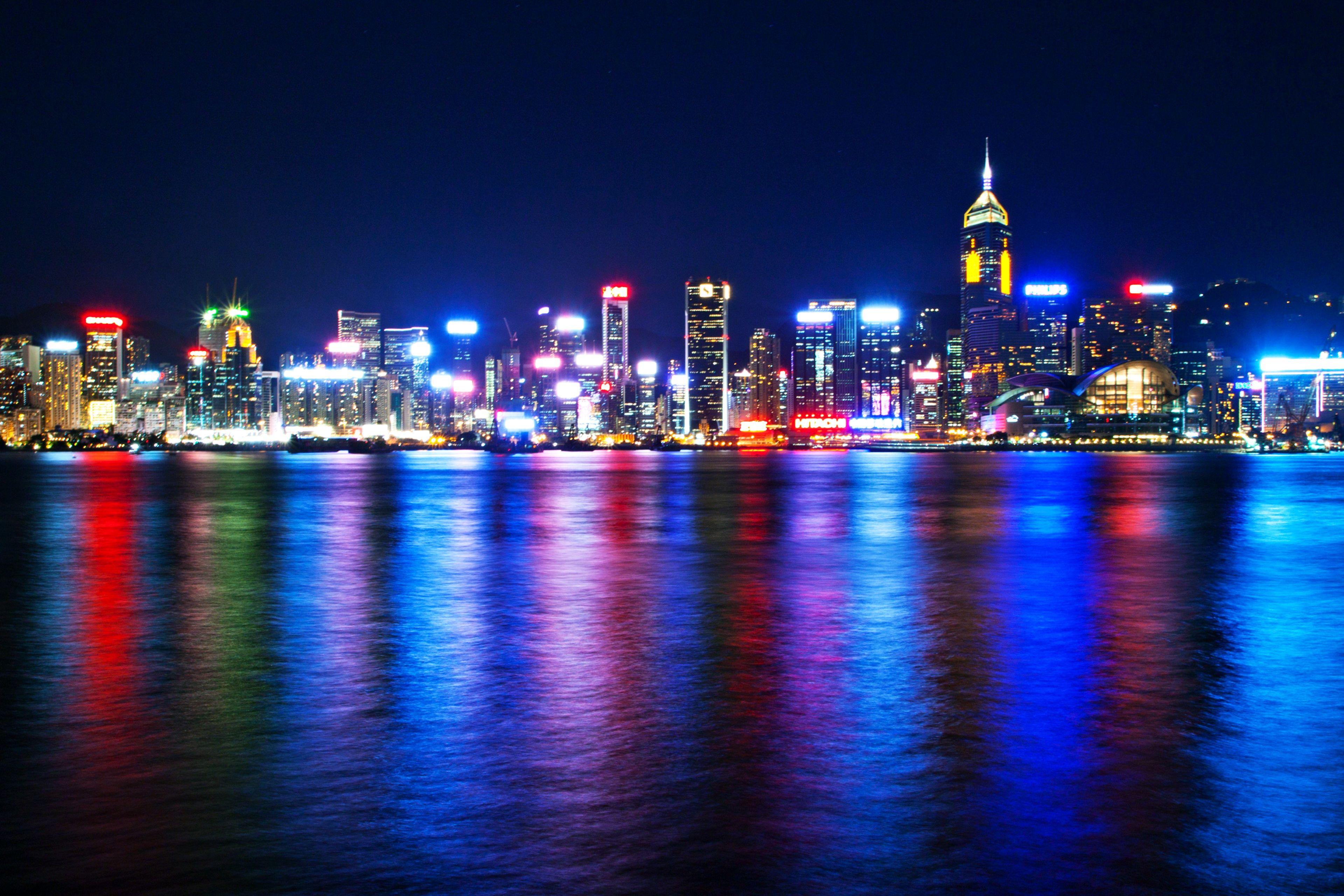 3840x2561 Hong Kong Skyline Wallpaper