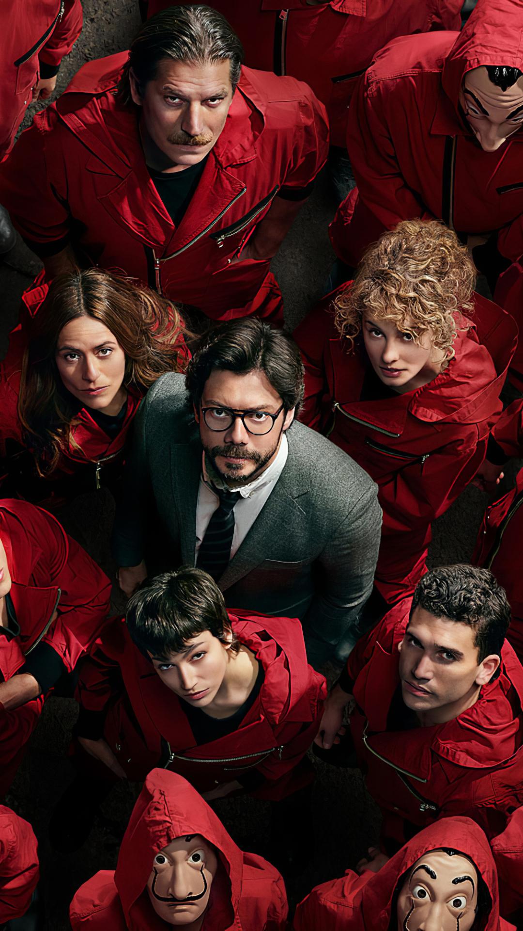 1080x1920 TV Show Money Heist