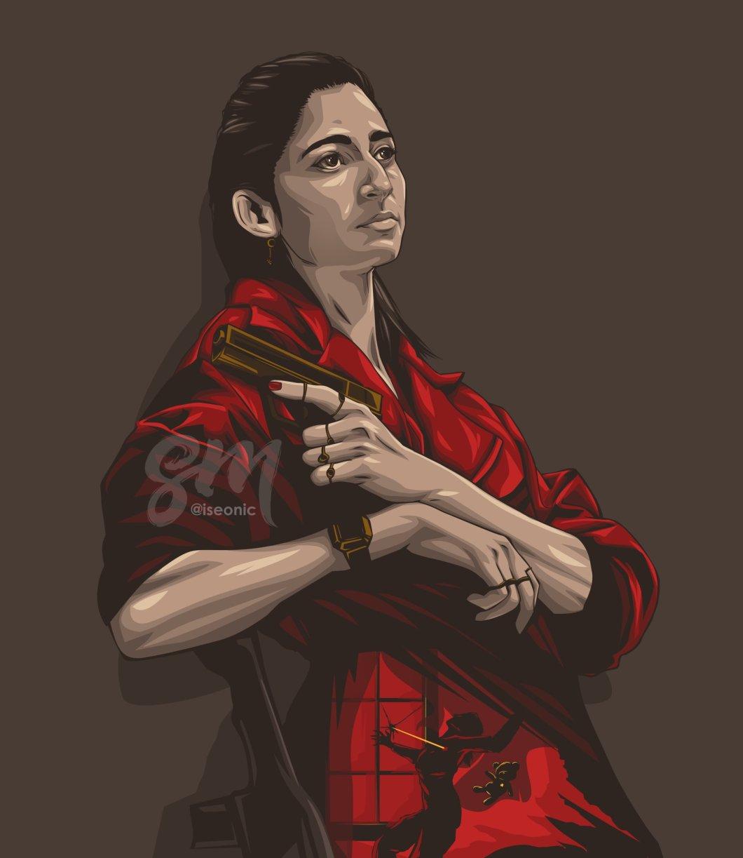 1060x1223 Money Heist HD Phone Wallpaper