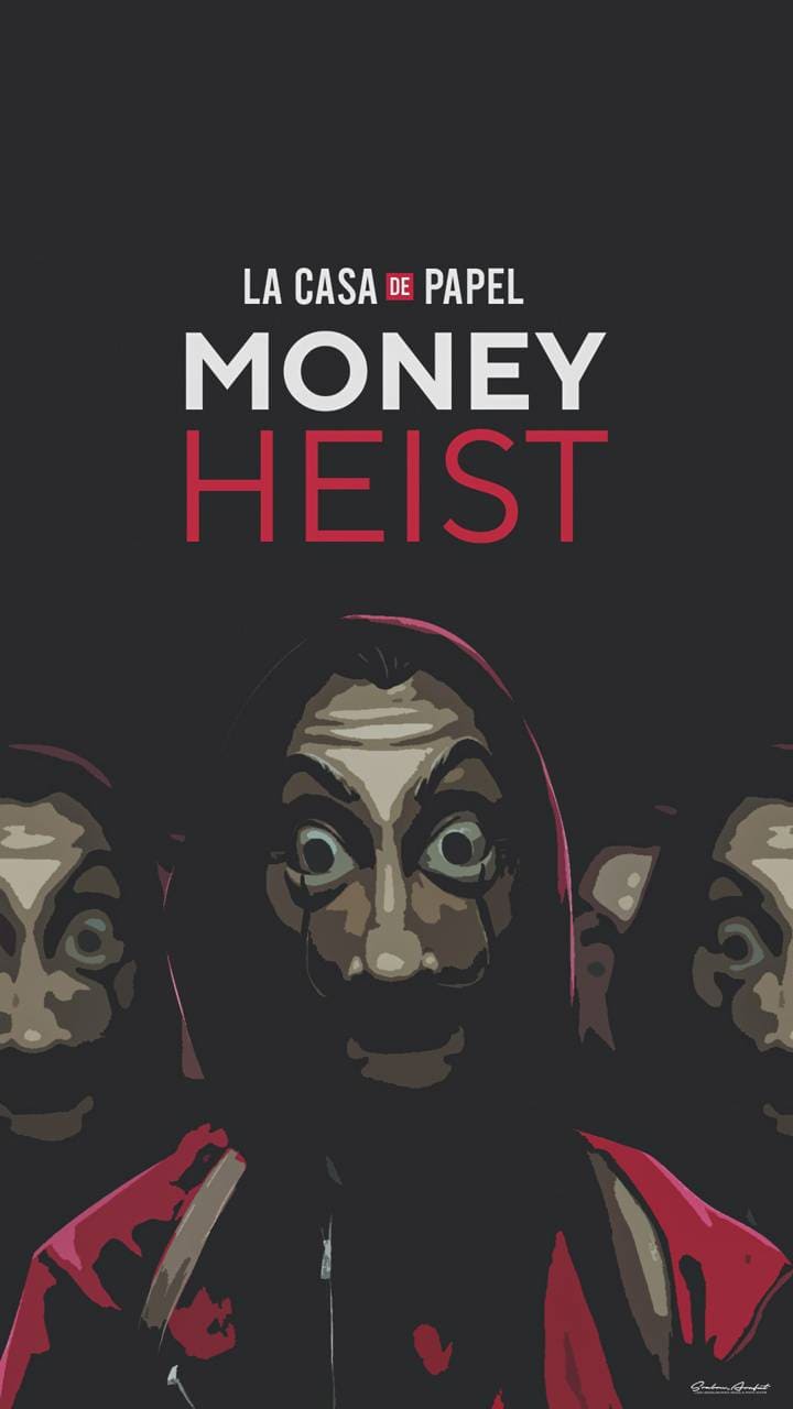 720x1280 Money Heist Wallpaper