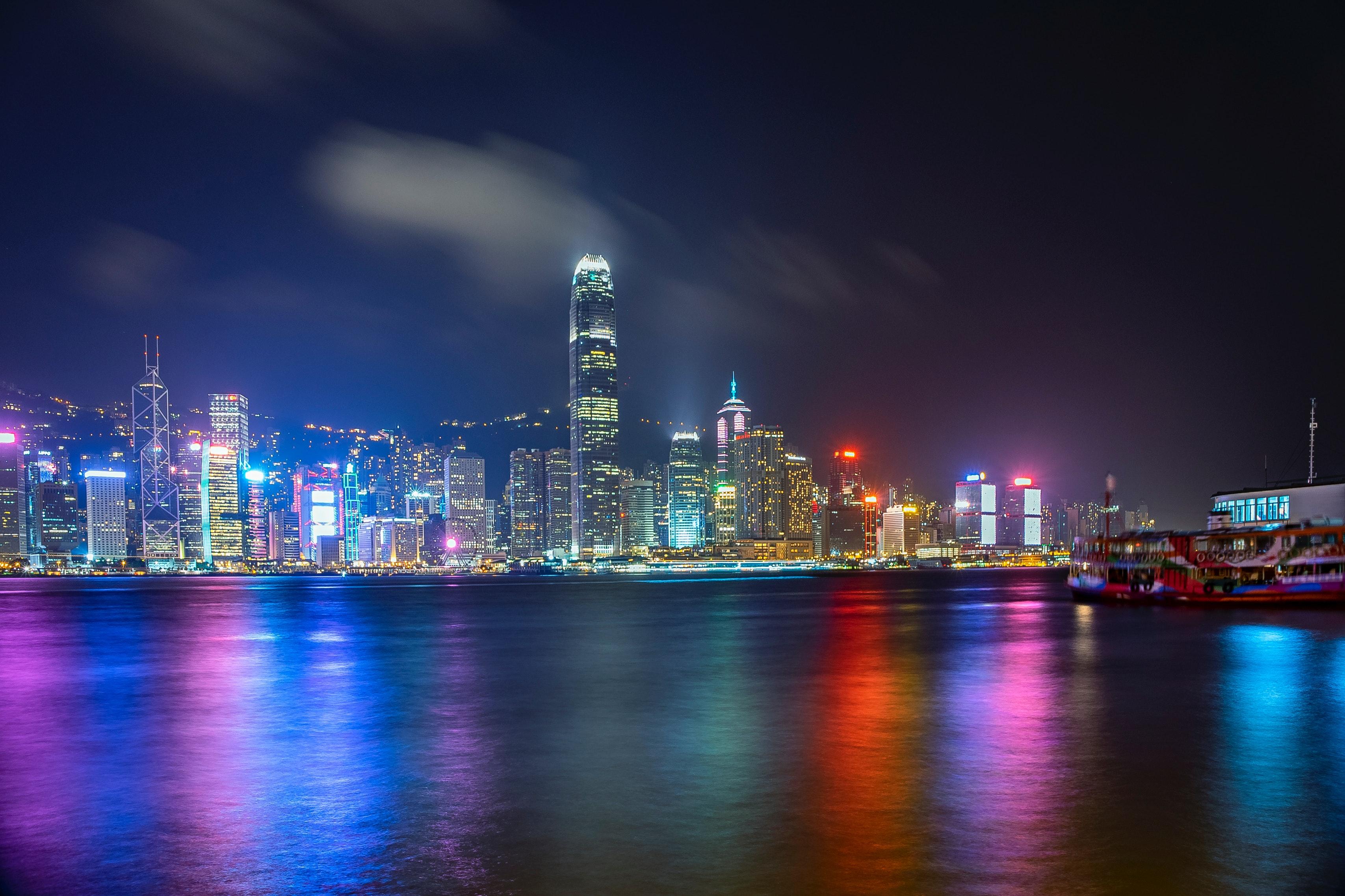 Hong Kong Night Skyline Wallpapers - Top Free Hong Kong Night Skyline 