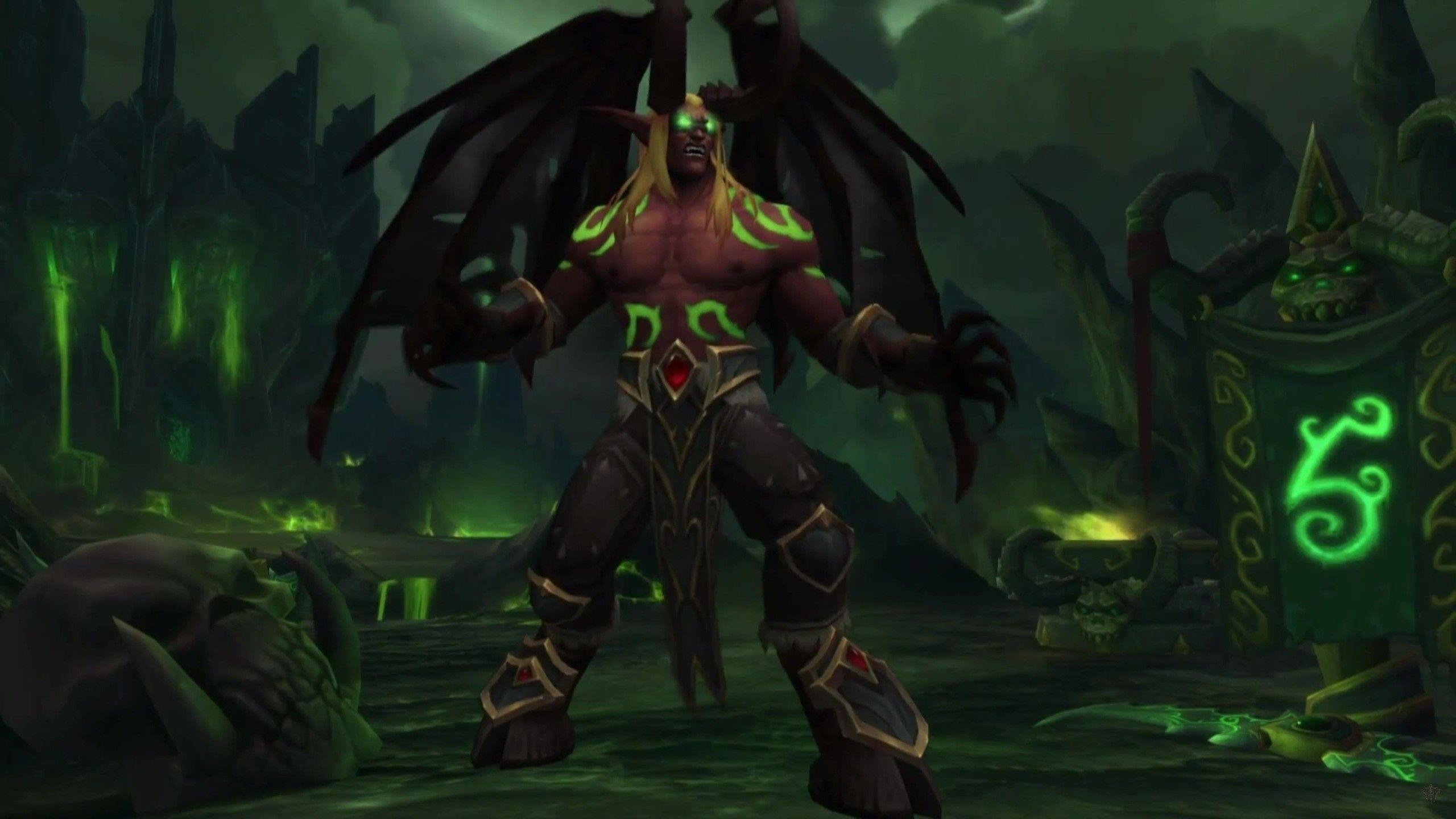 2560x1440 Demon Hunter WoW Wallpaper