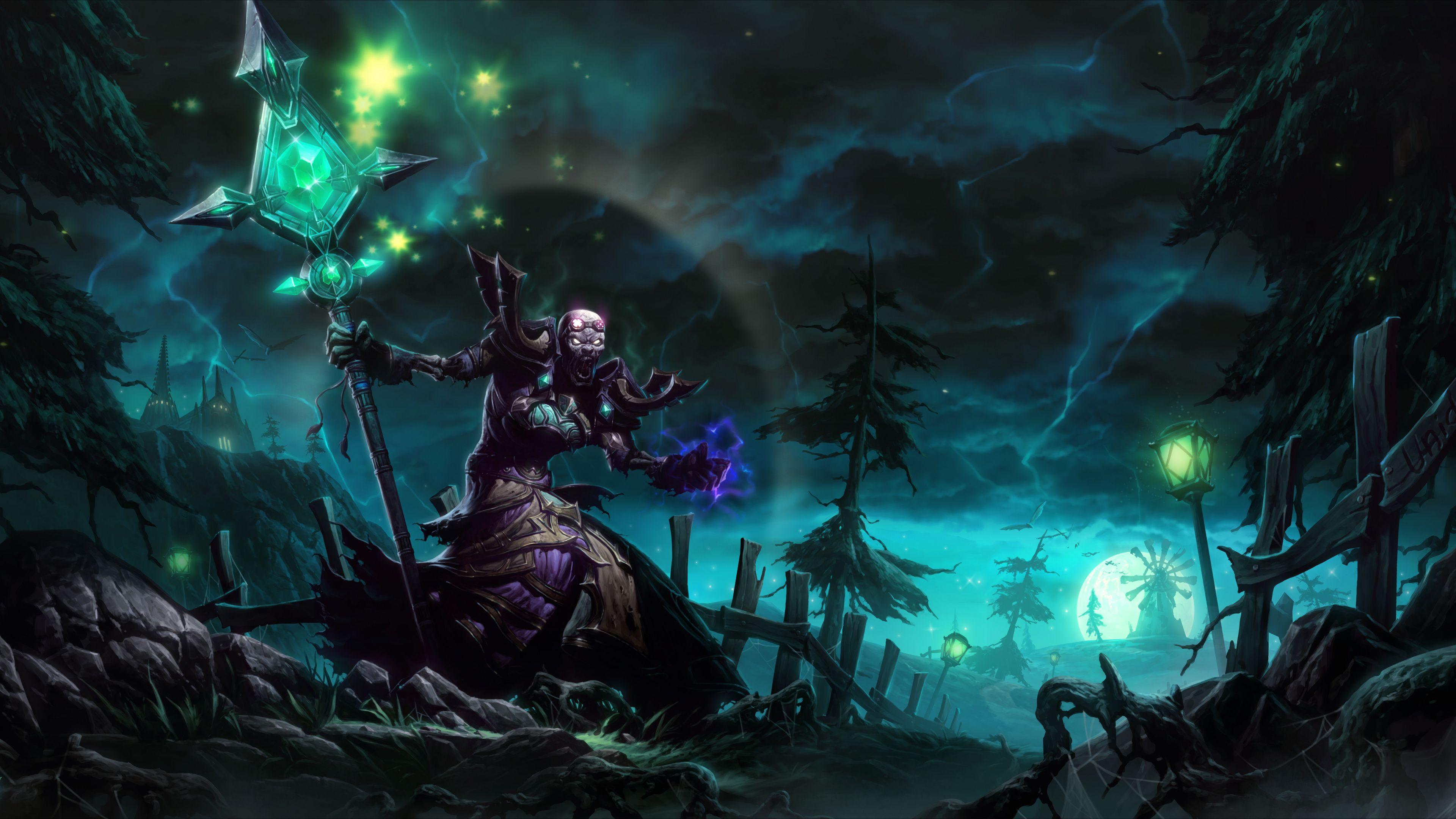 3840x2160 Download 3840x2160 Wallpaper Darkness, World of Warcraft, Video