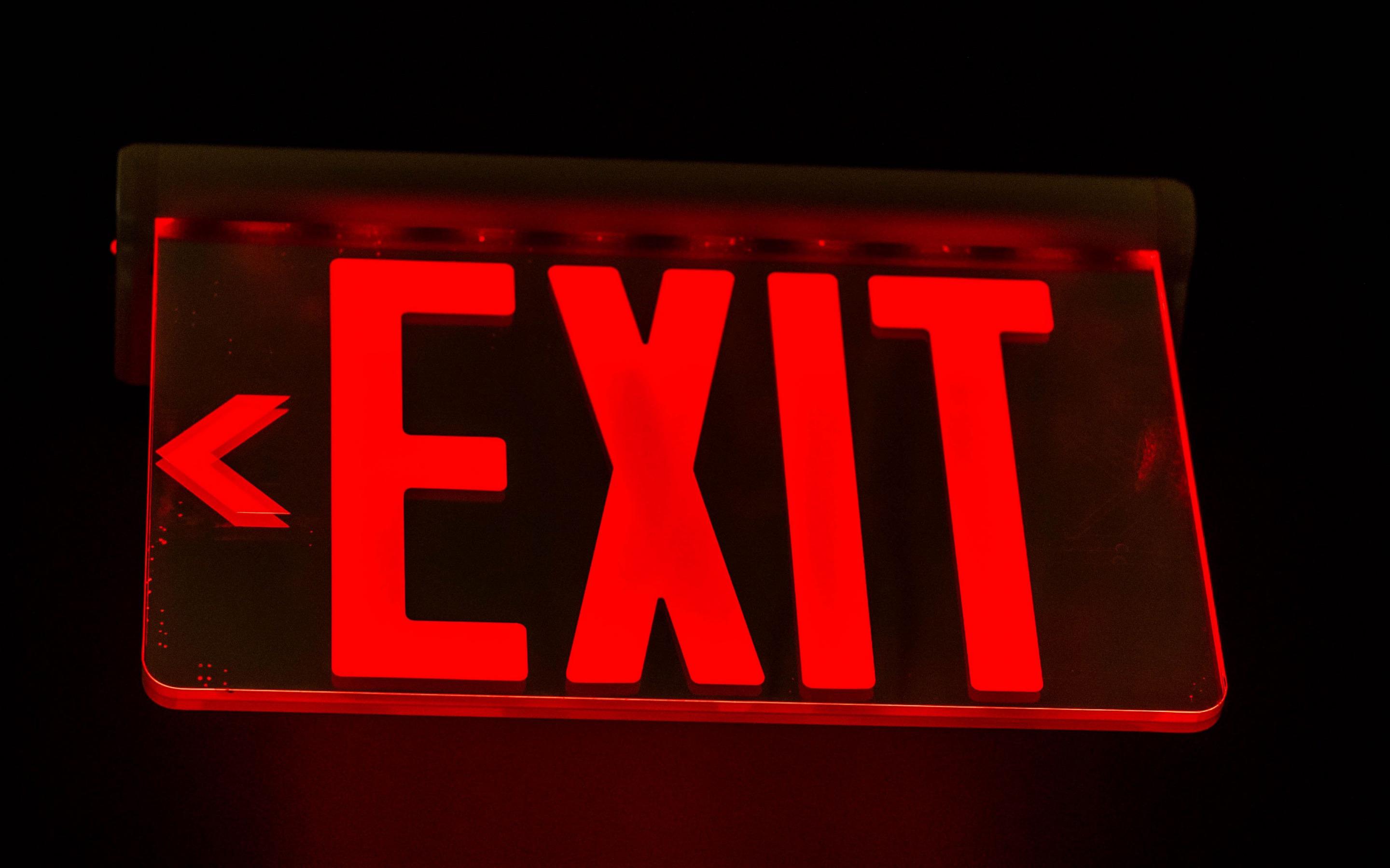 Exit Sign Wallpapers - Top Free Exit Sign Backgrounds - Wallpaperaccess