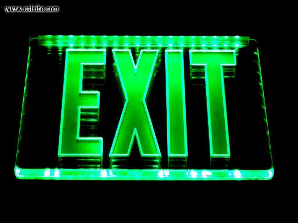 Exit Sign Wallpapers - Top Free Exit Sign Backgrounds - WallpaperAccess