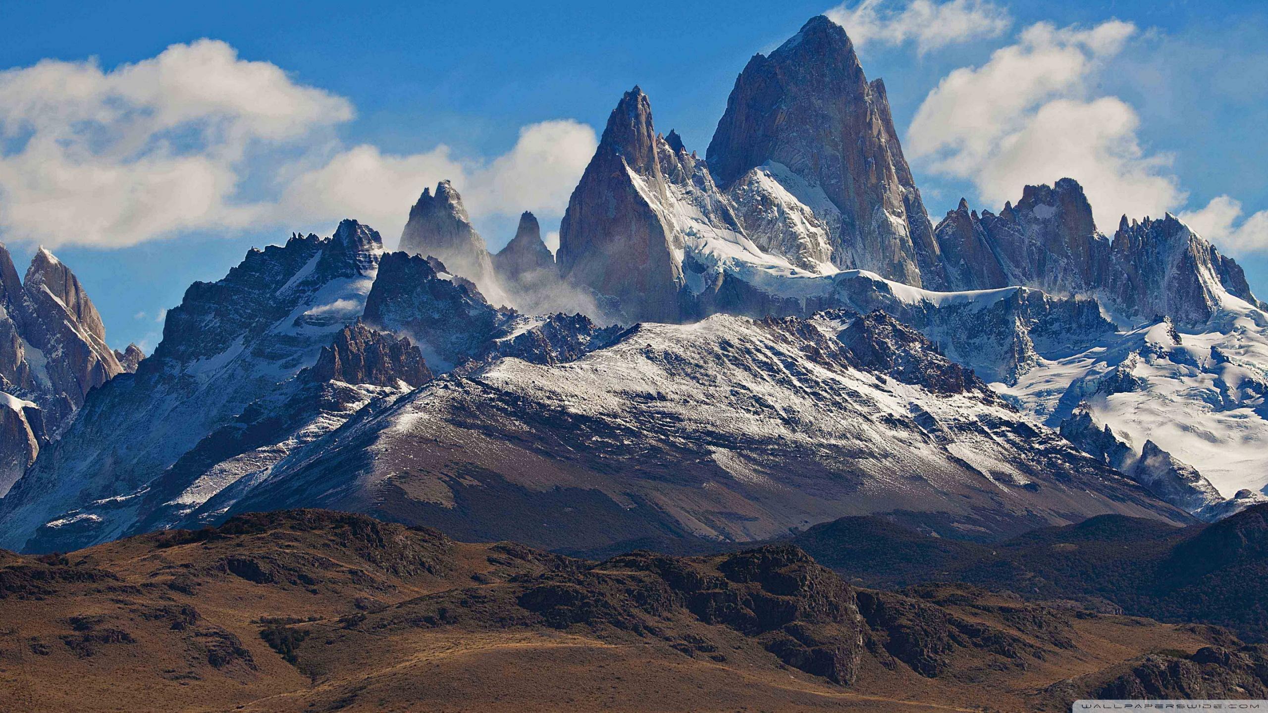 2560x1440 Patagonia Mountains Road Ultra HD Desktop Background Wallpaper for 4K UHD TV : Tablet