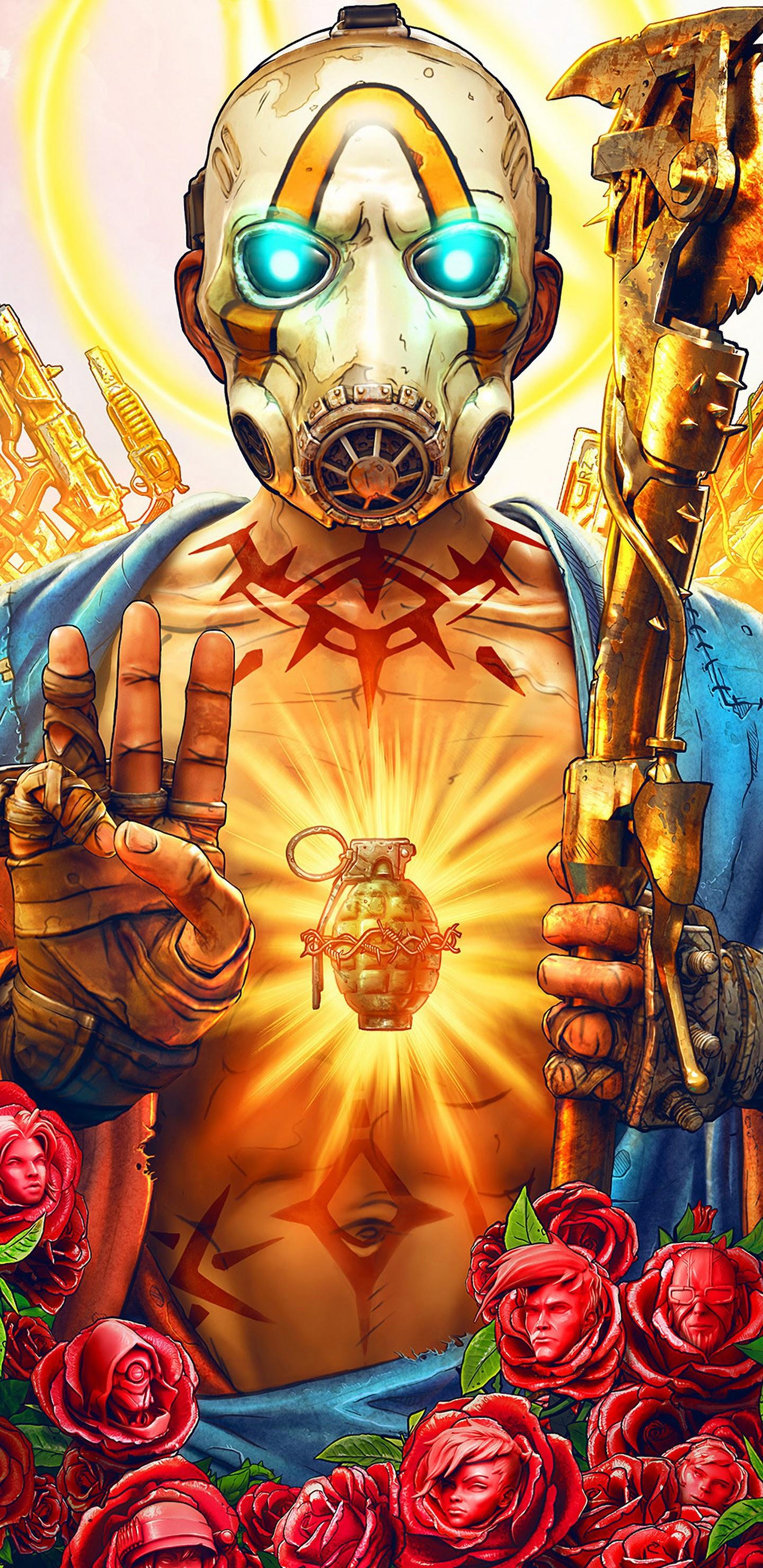1440x2960 Borderlands 3 4K Wallpaper