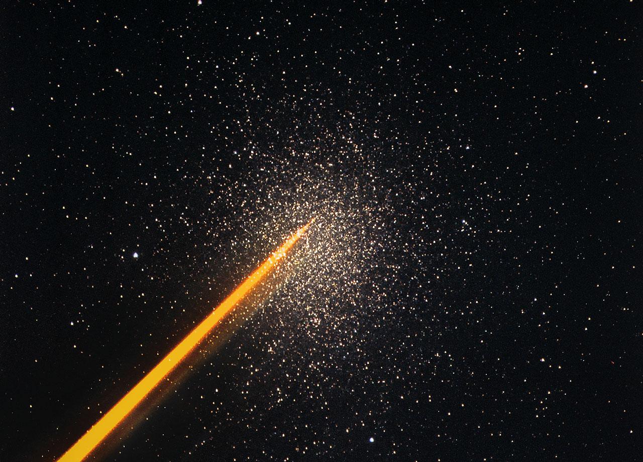 1280x919 First Light of New Laser at Paranal