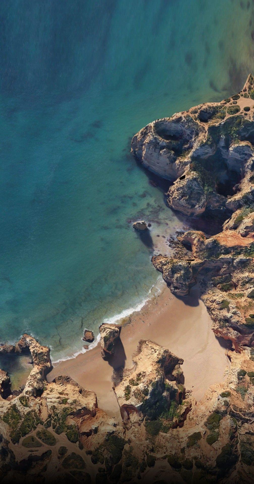 1007x1920 S8, s9, pixel 2, đại dương, bãi biển, nước, hình nền, bị mờ, google