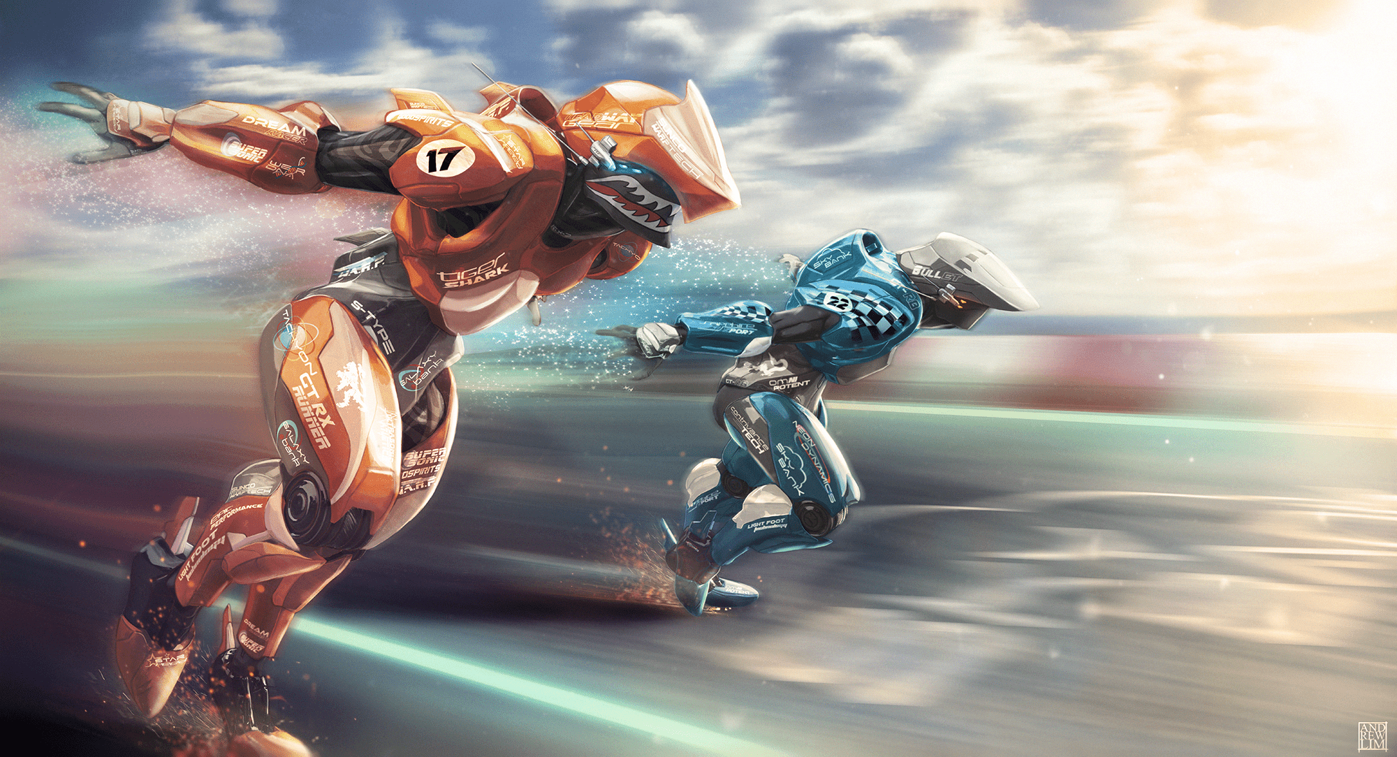 2000x1084 Sci Fi Robot HD Wallpaper