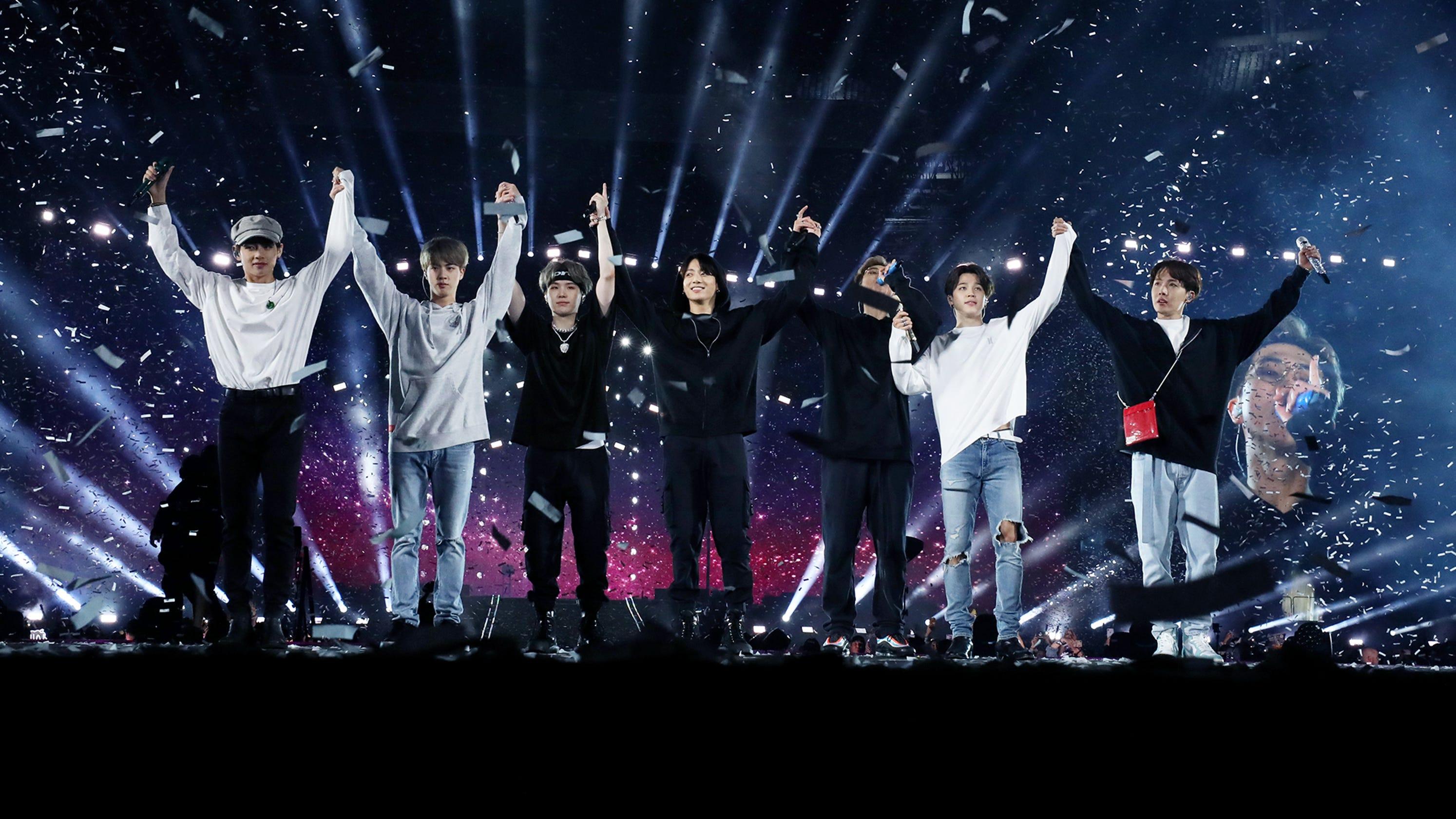 2988x1680 Bts Love Yourself Concert Photo Wallpaper Wallpaper Popular Bts Love Yourself Concert Photo Wallpaper Background