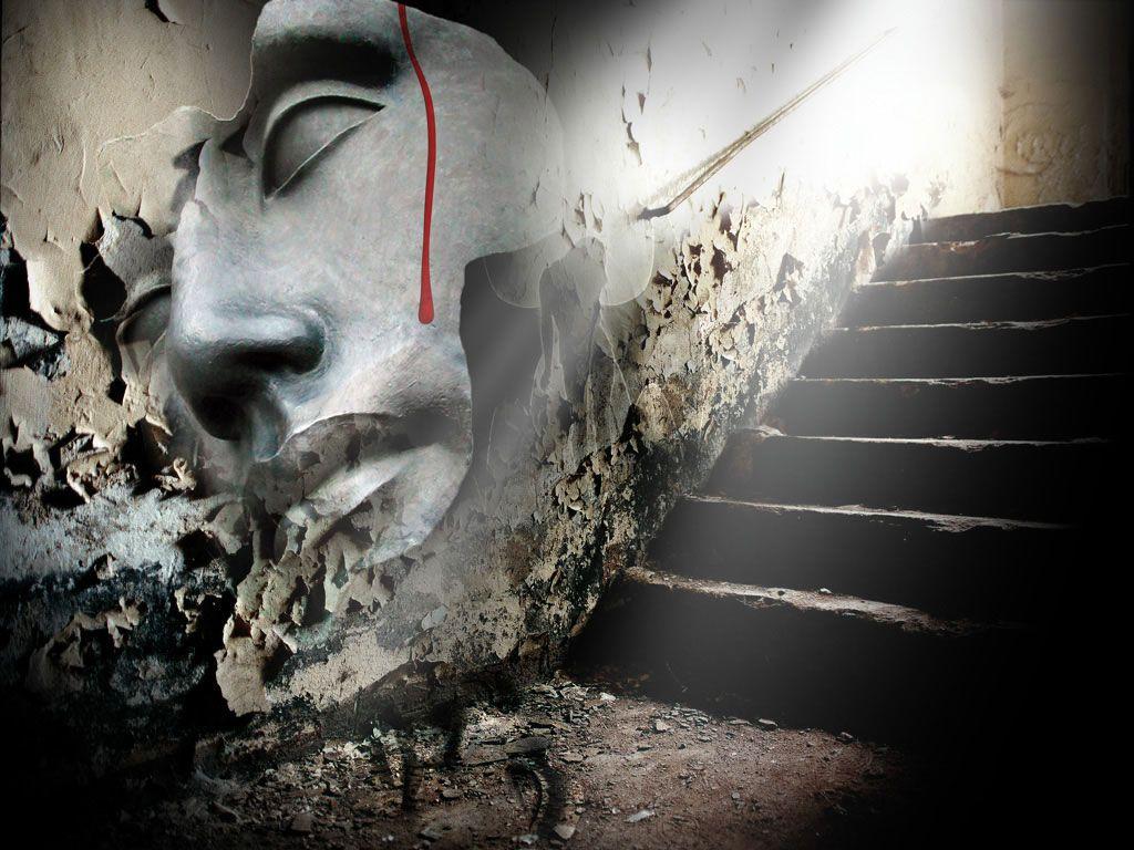 1024x768 Steps down, Photography. Digital Art. Contemporary Artwork Surrealism picture
