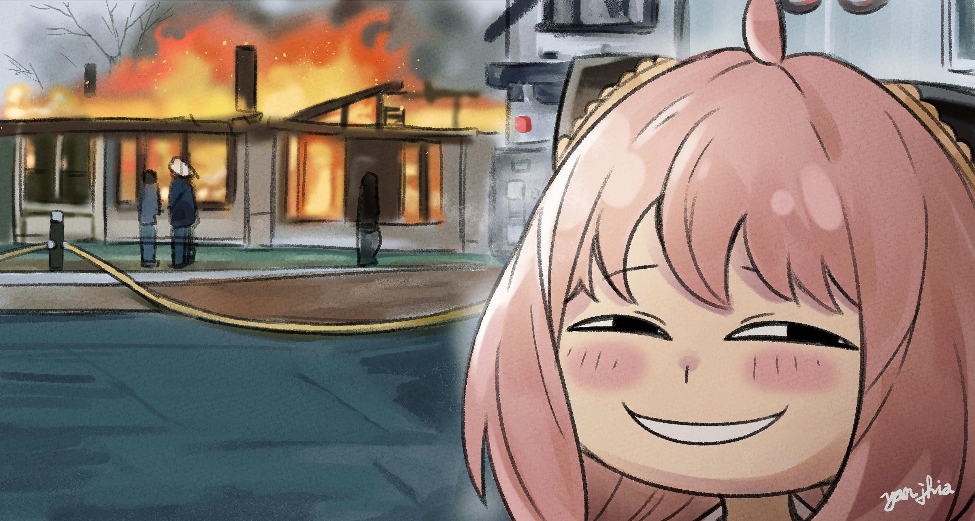3383x1808 Anya Forger x Family Anime Image Board