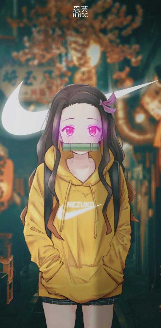 630x1280 Nezuko Kamado Wallpaper