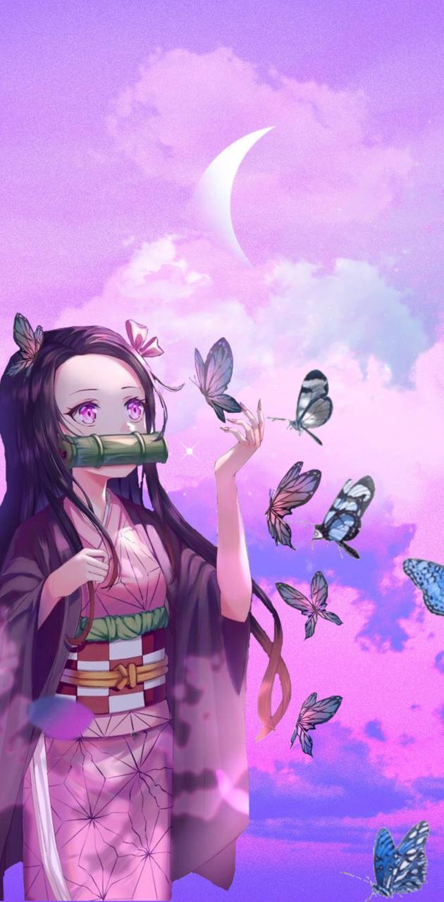 630x1280 Nezuko Chan wallpaper