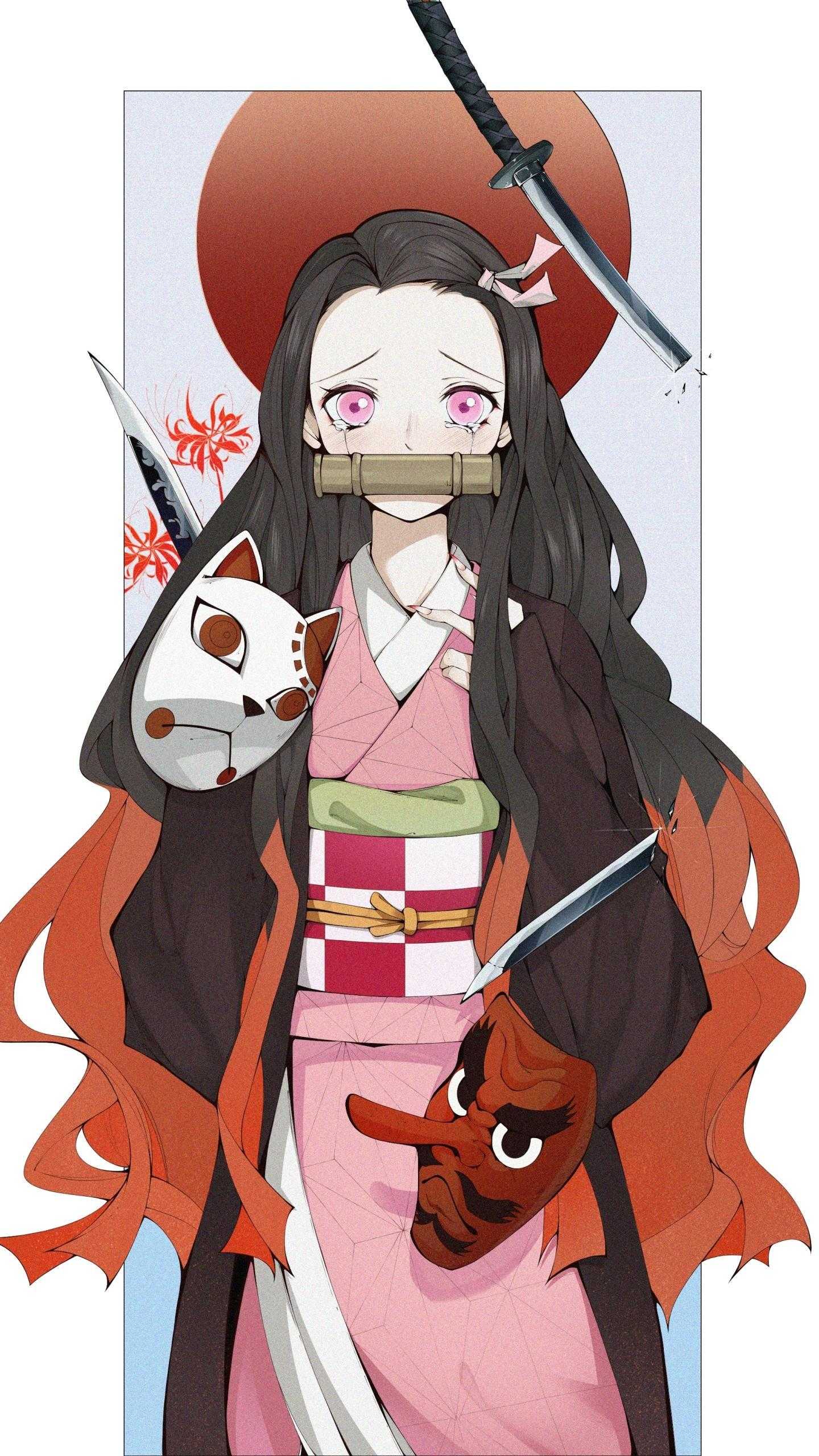 1440x2560 HD Nezuko Kamado Wallpaper
