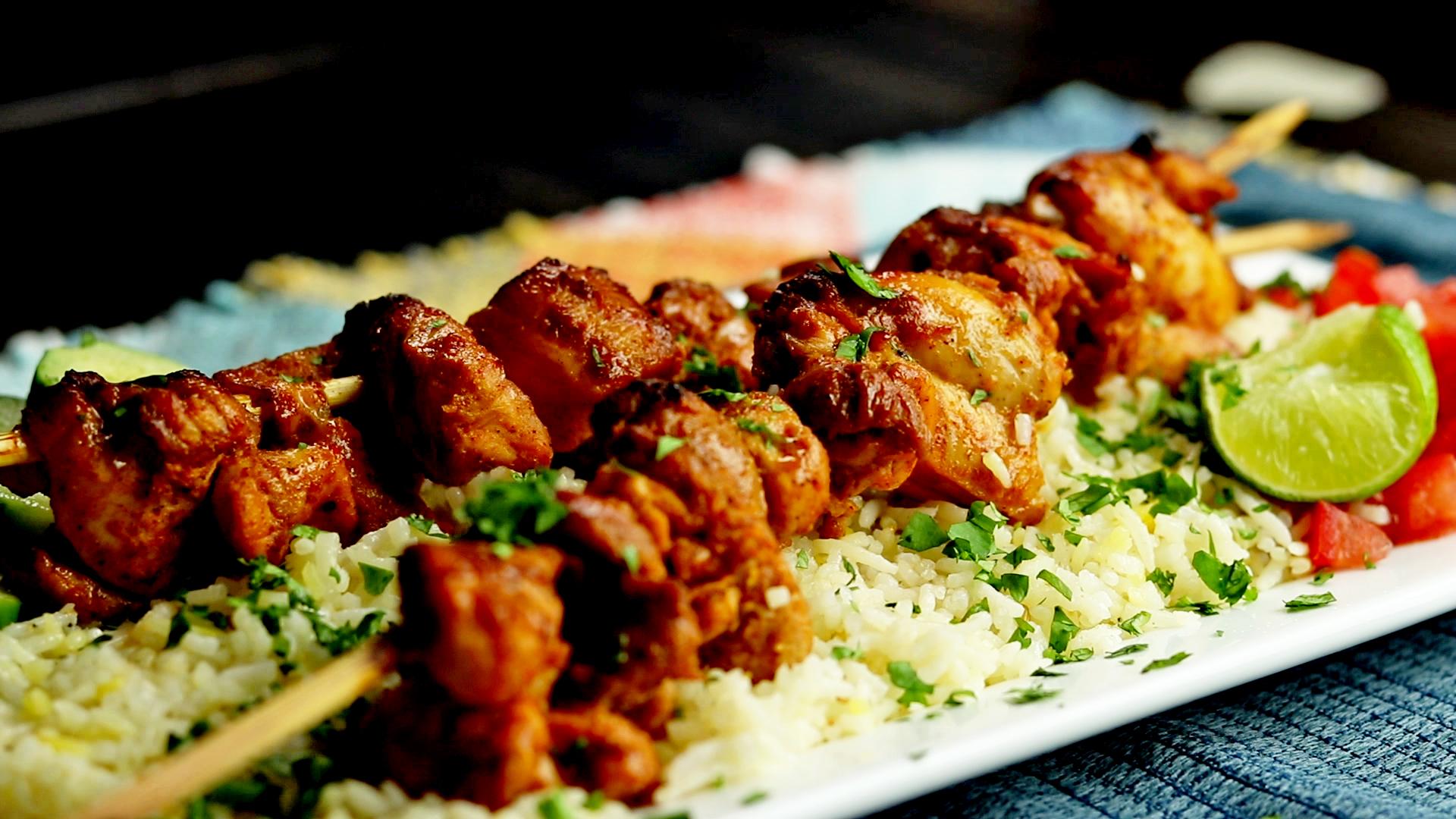 1920x1080 Oven Baked Chicken Tikka Boti. Quick Easy Recipe