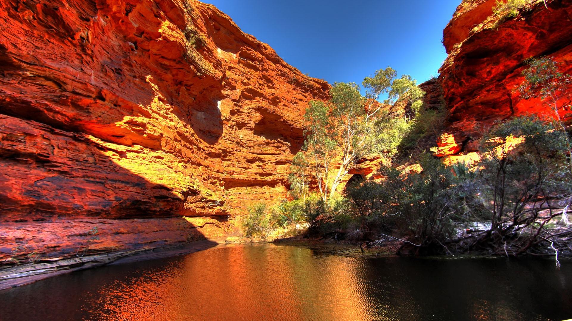 1920x1080 Kings Canyon gorge, Northern Territory