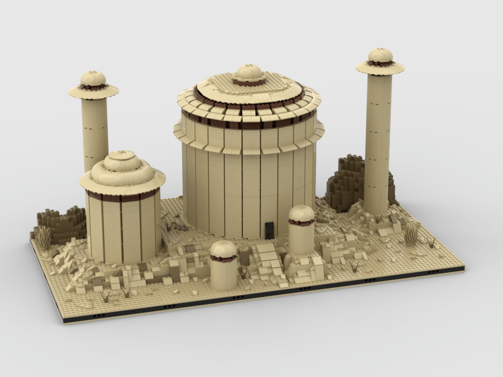 1024x768 MOC's palace for a Modular Tatooine