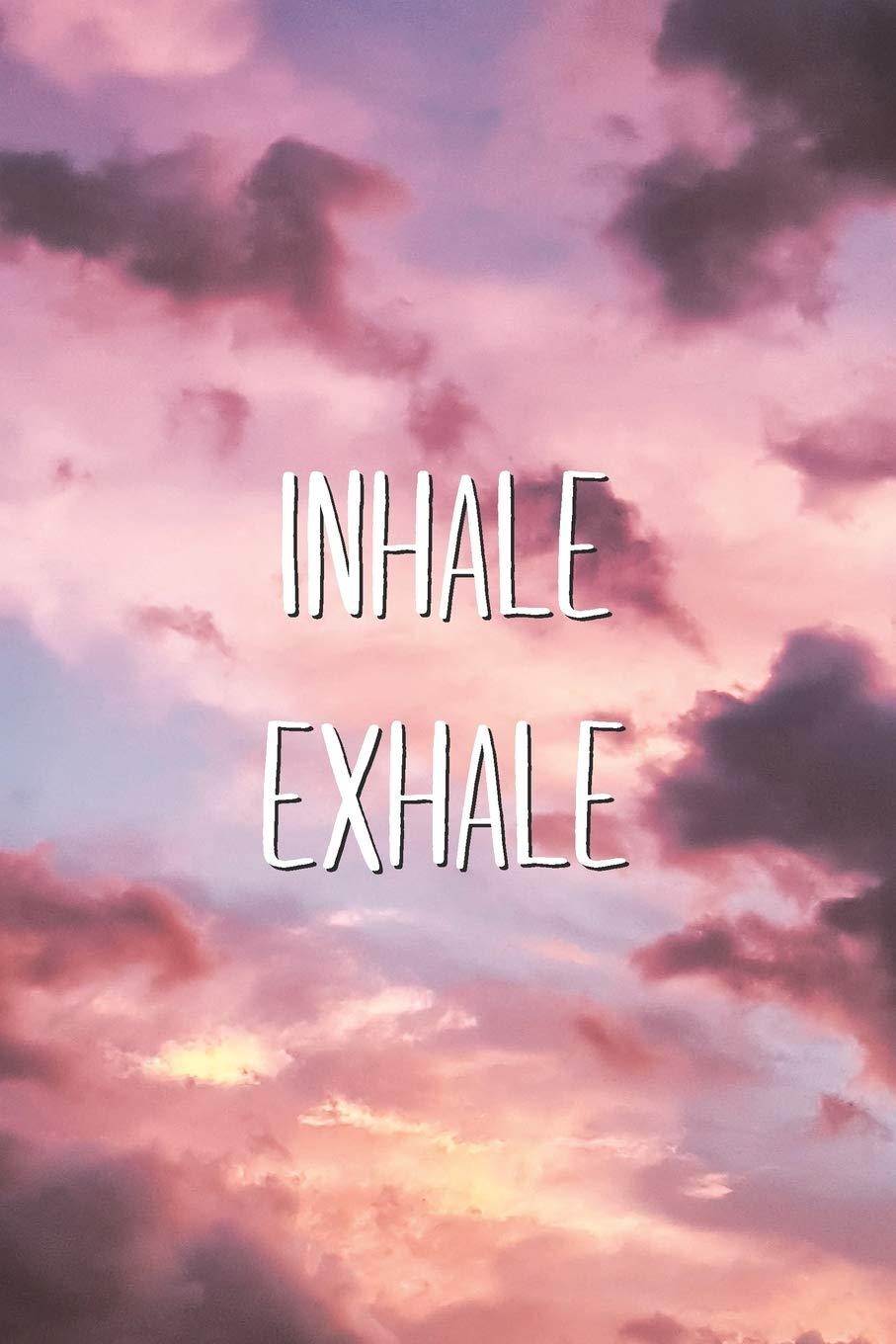 907x1360 Inhale Exhale: Aesthetic Relaxation White Lined Paper Notebook: Aesthetext Vibes: 9781701797581: Books