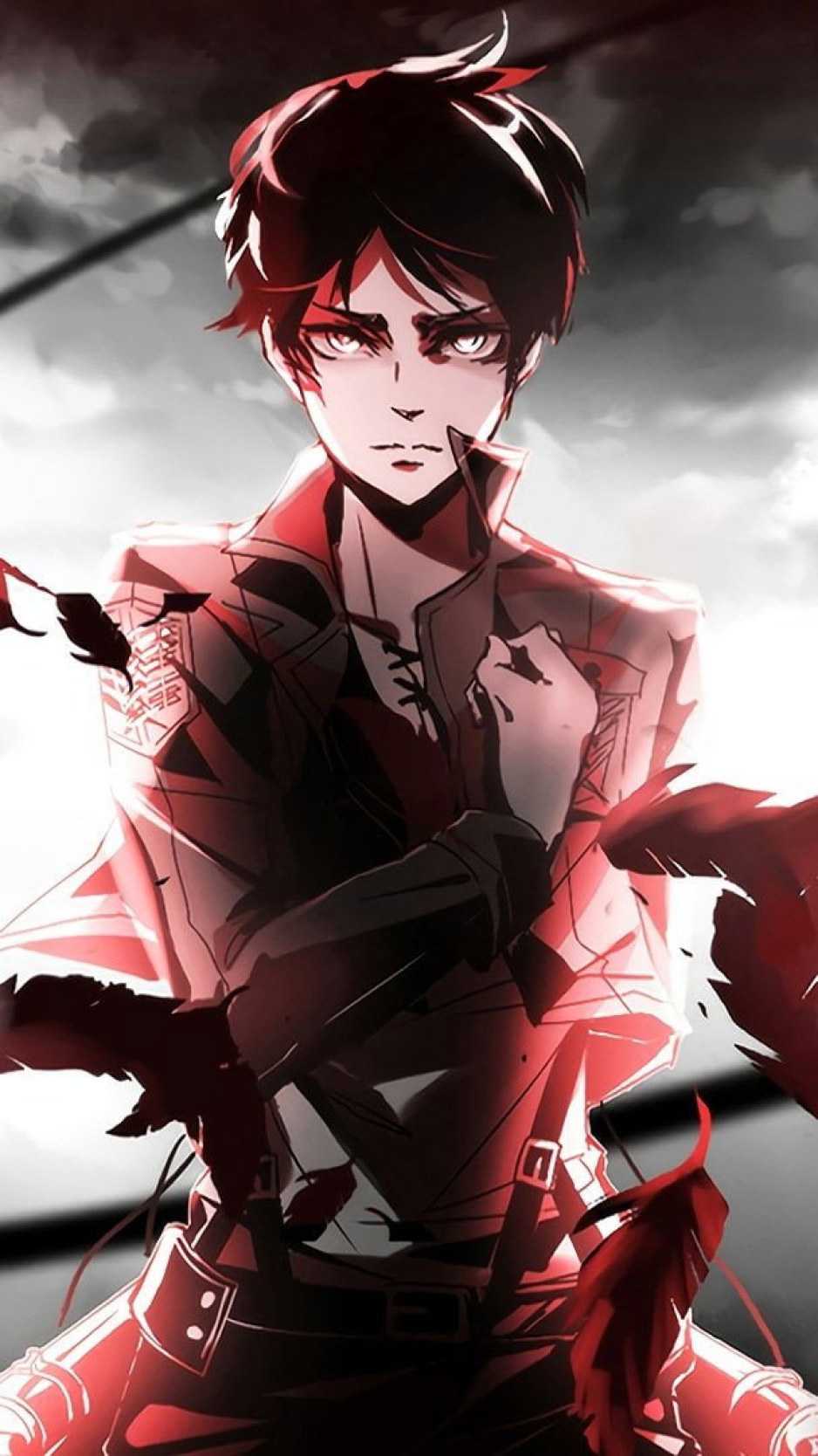 938x1668 Eren Yeager 4k Phone Wallpaper