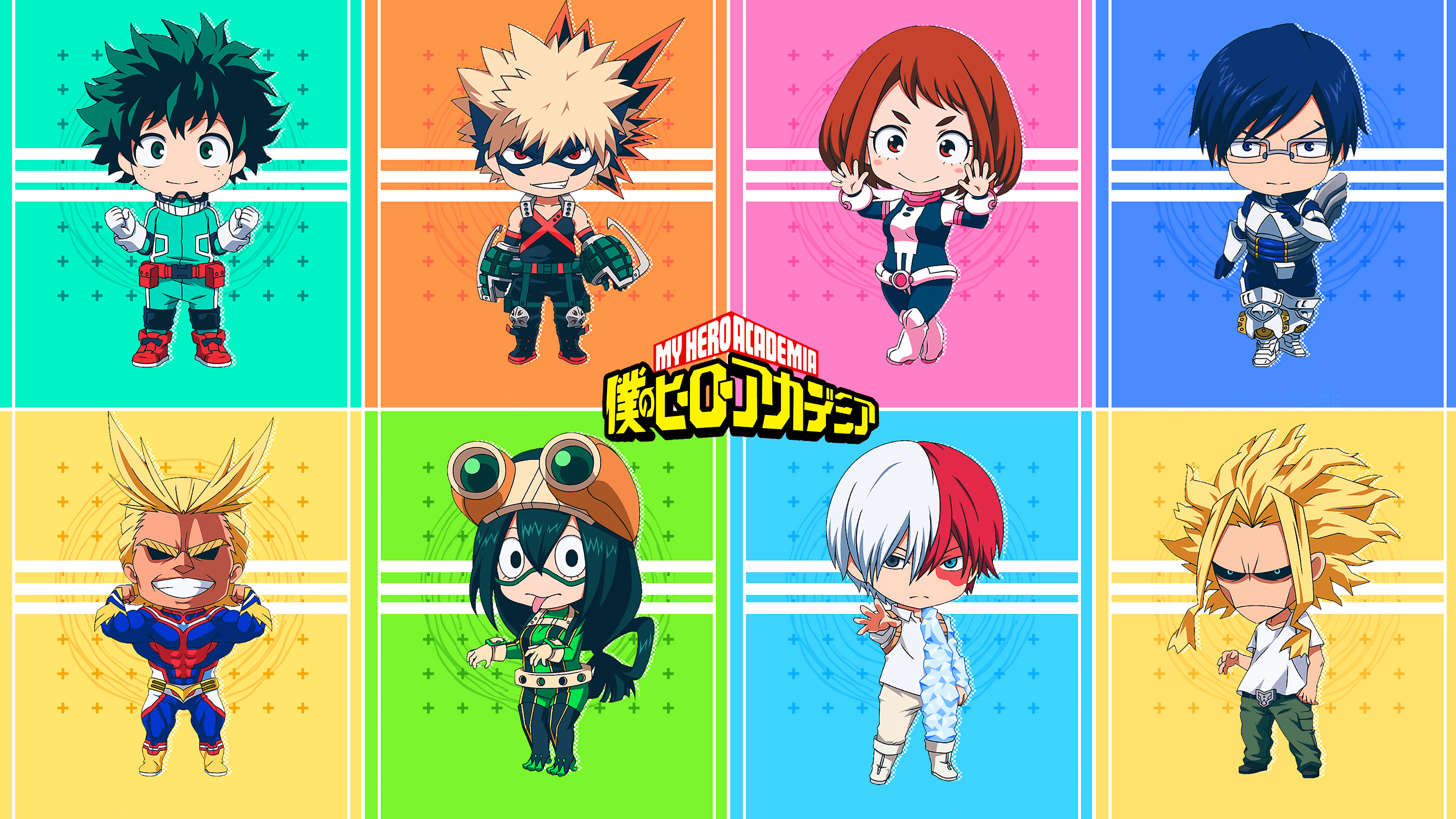 3840x2160 My Hero Academia Chibi Wallpaper