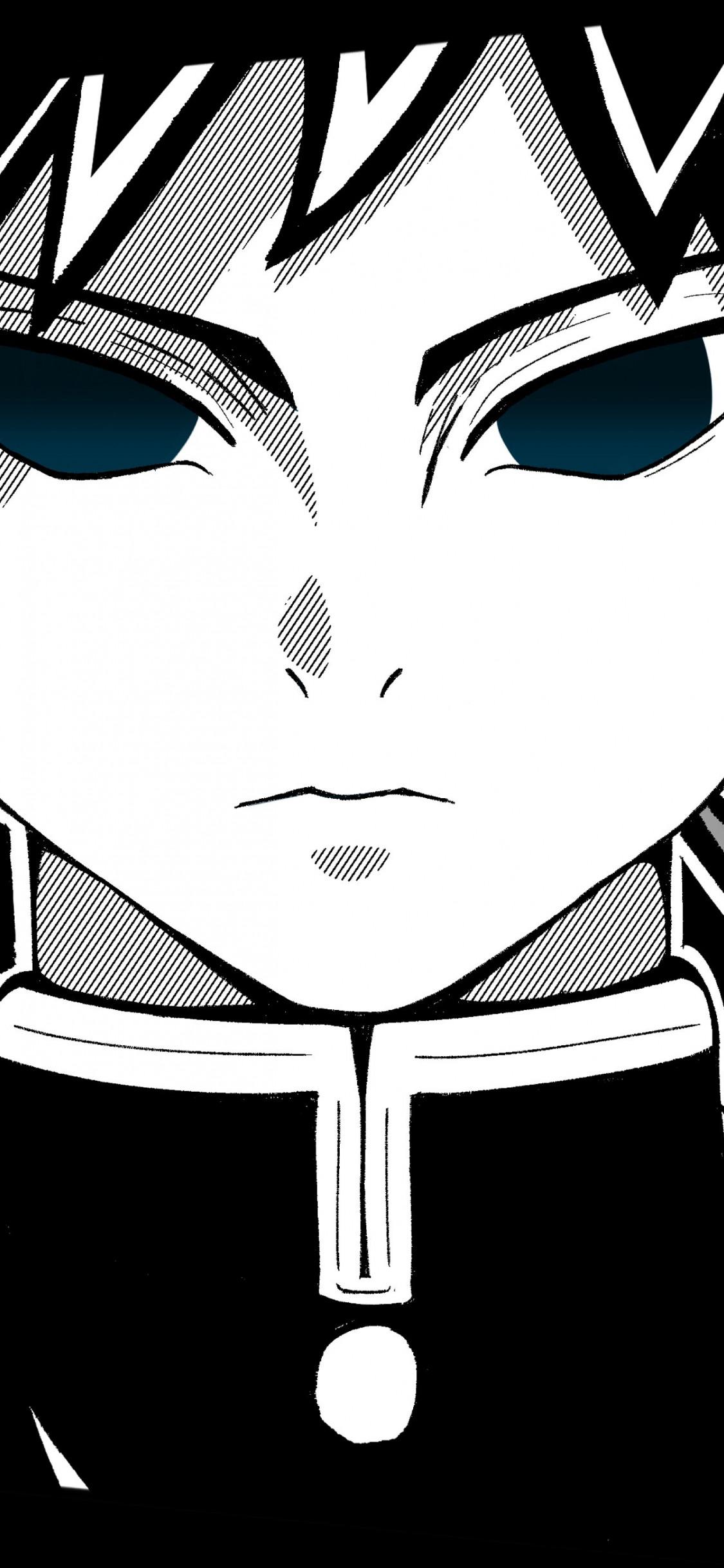 1125x2436 Anime Black And White Best Wallpaper 105098