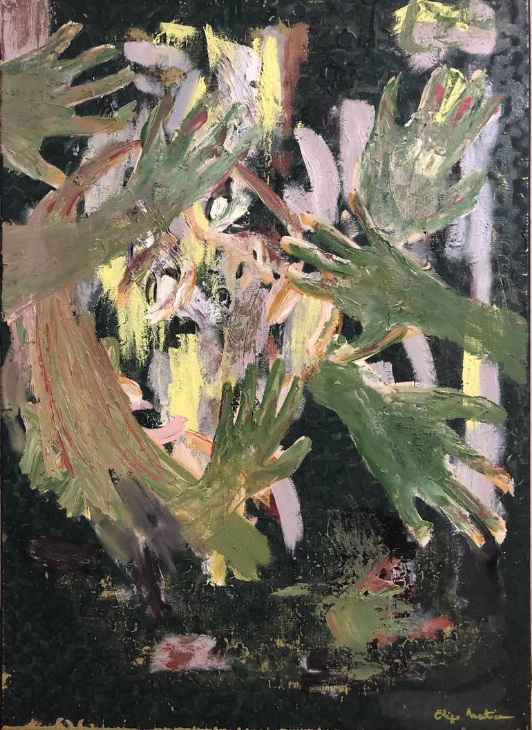 770x1056 Social anxiety Painting
