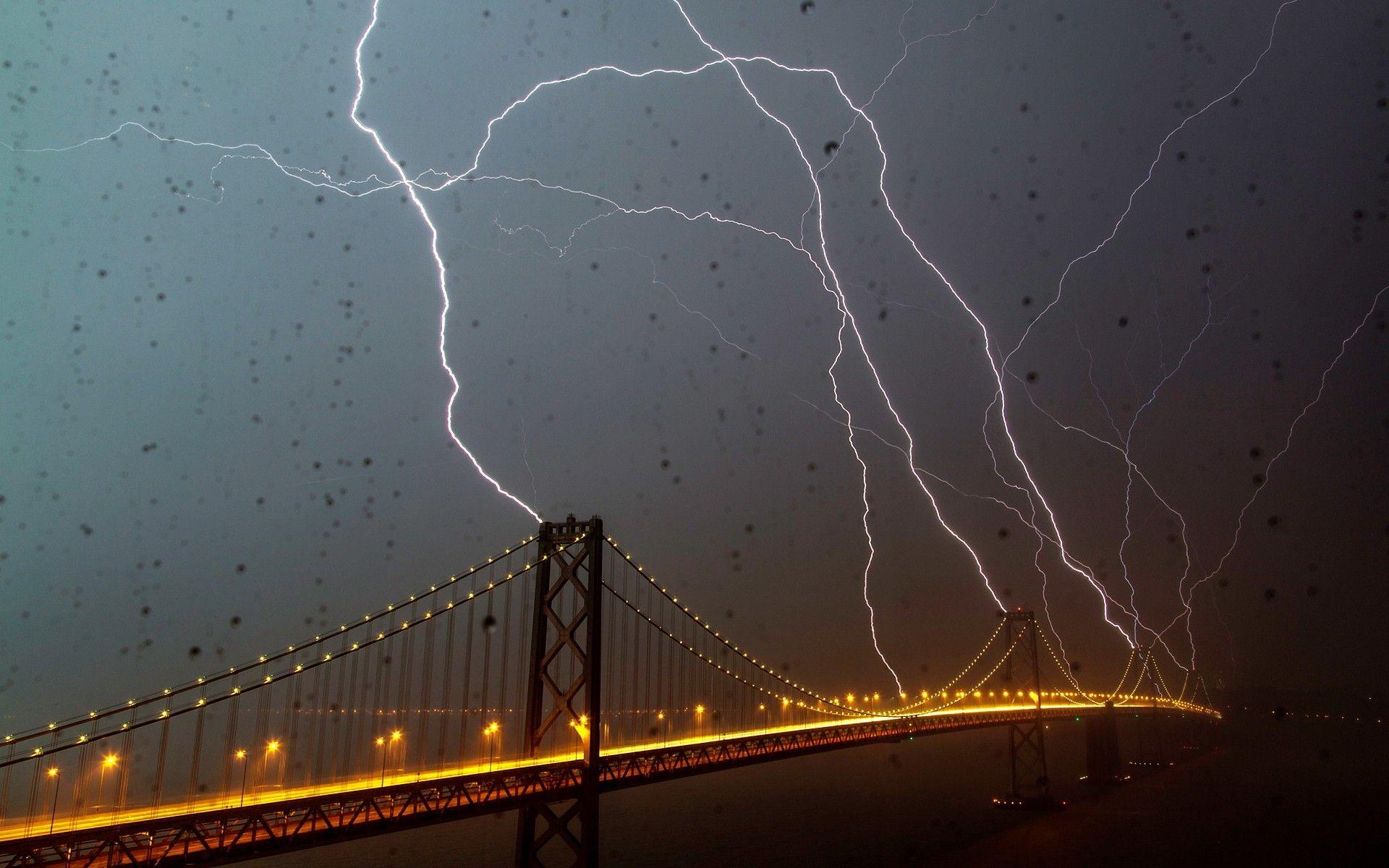 1920x1200 Bridge Lightning HD Desktop Wallpaper, Instagram photo, Background