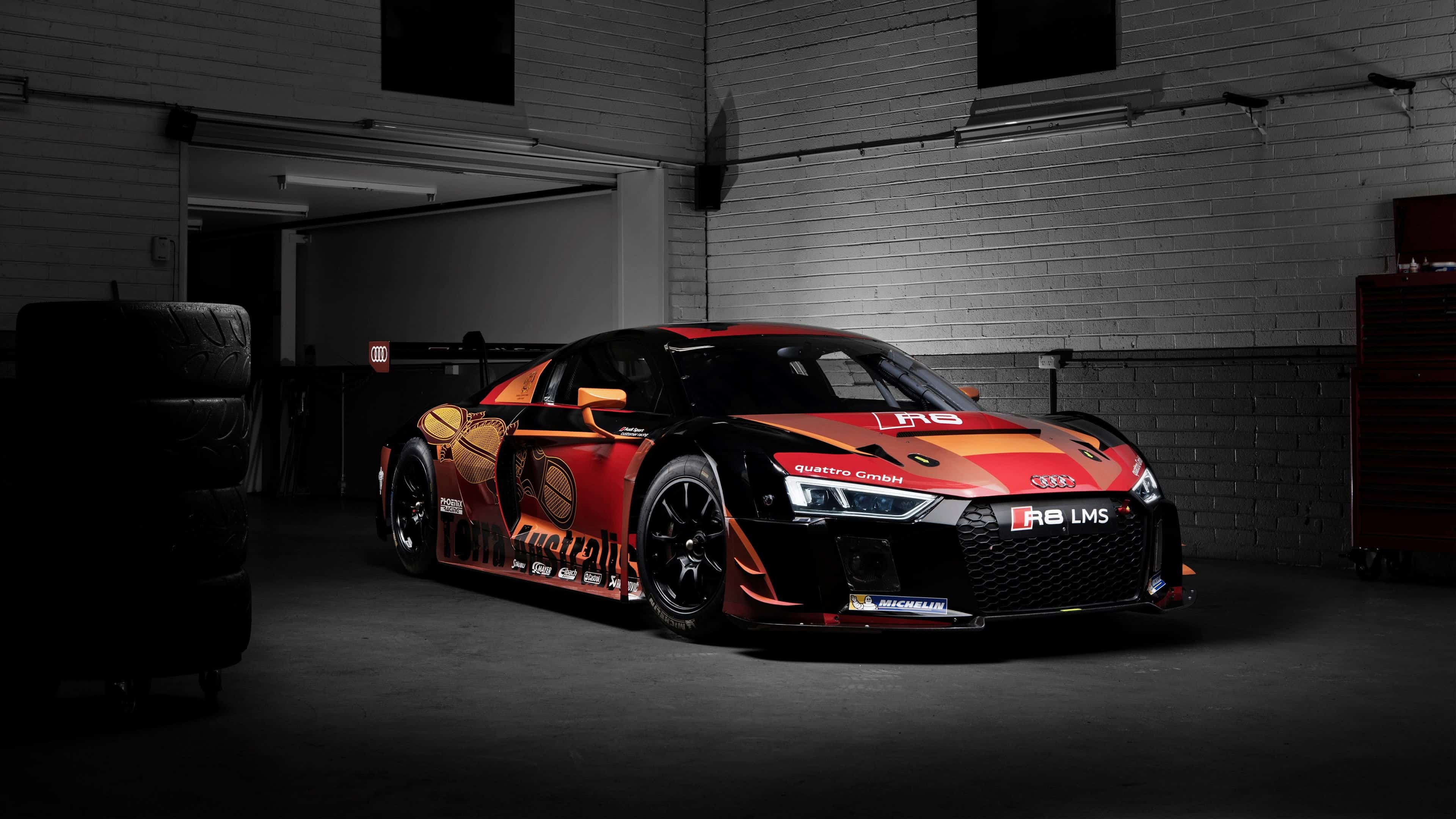 3840x2160 Audi R8 LMS Race UHD 4K Wallpaper