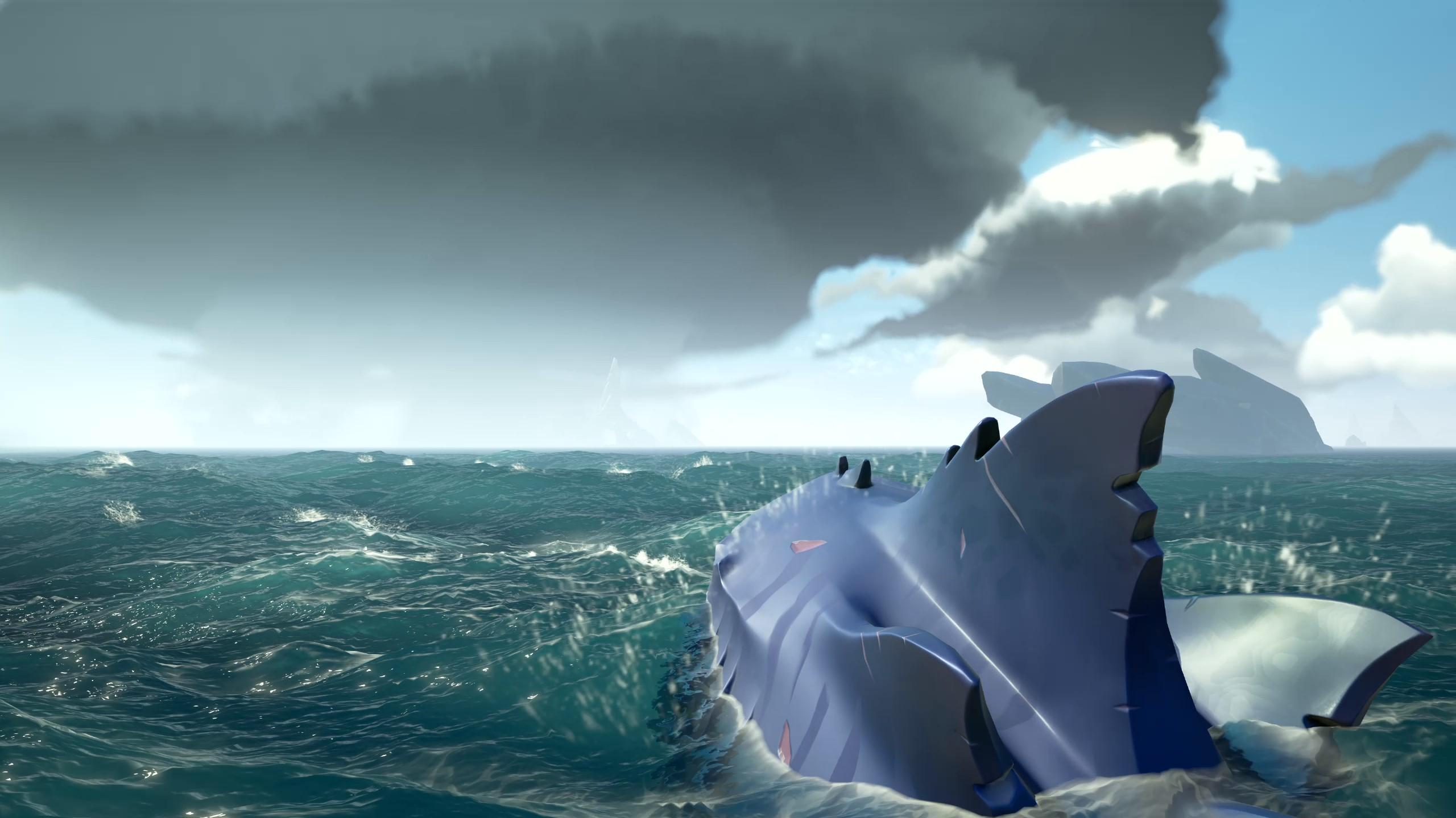 2560x1440 Sea of Thieves wake up as a hungry hungry Megalodon, what's the first thing you do?