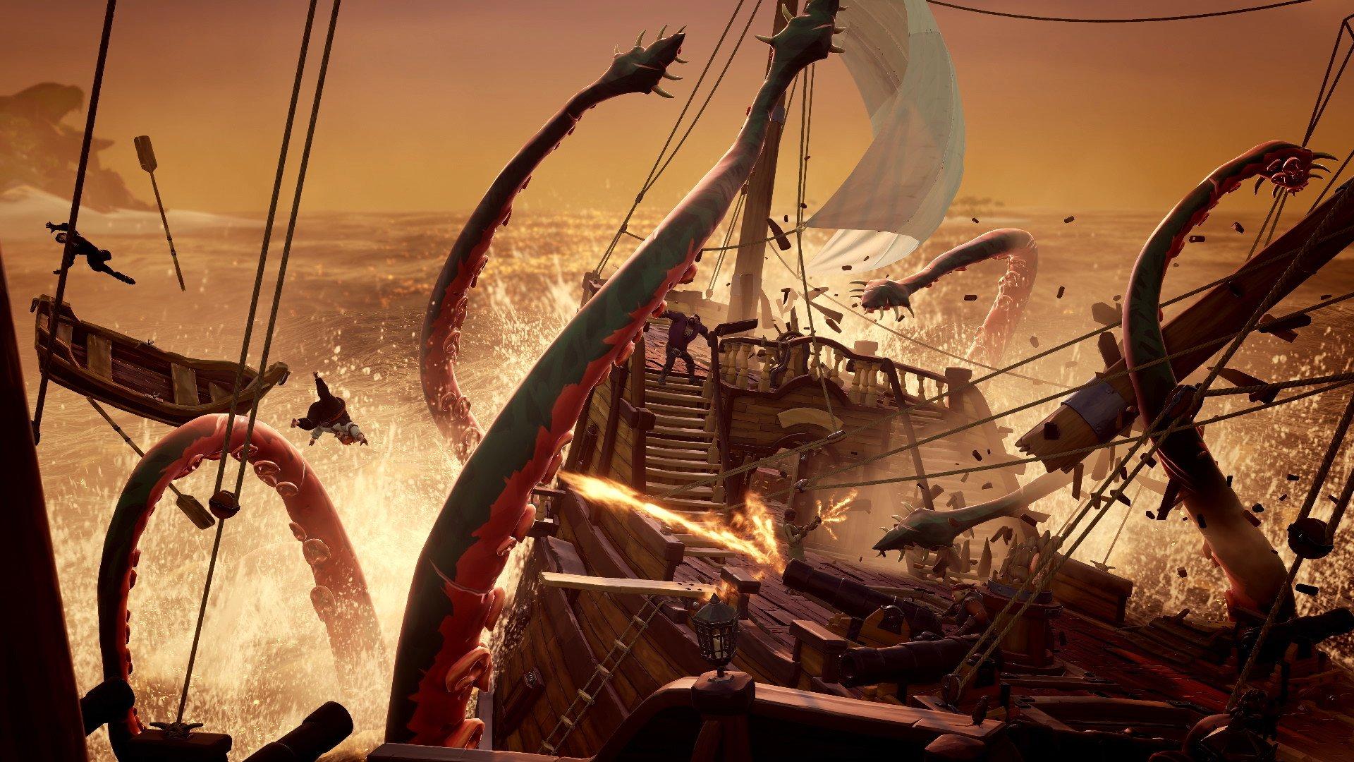 1920x1080 Sea of Thieves Kraken: How to find and kill the Kraken