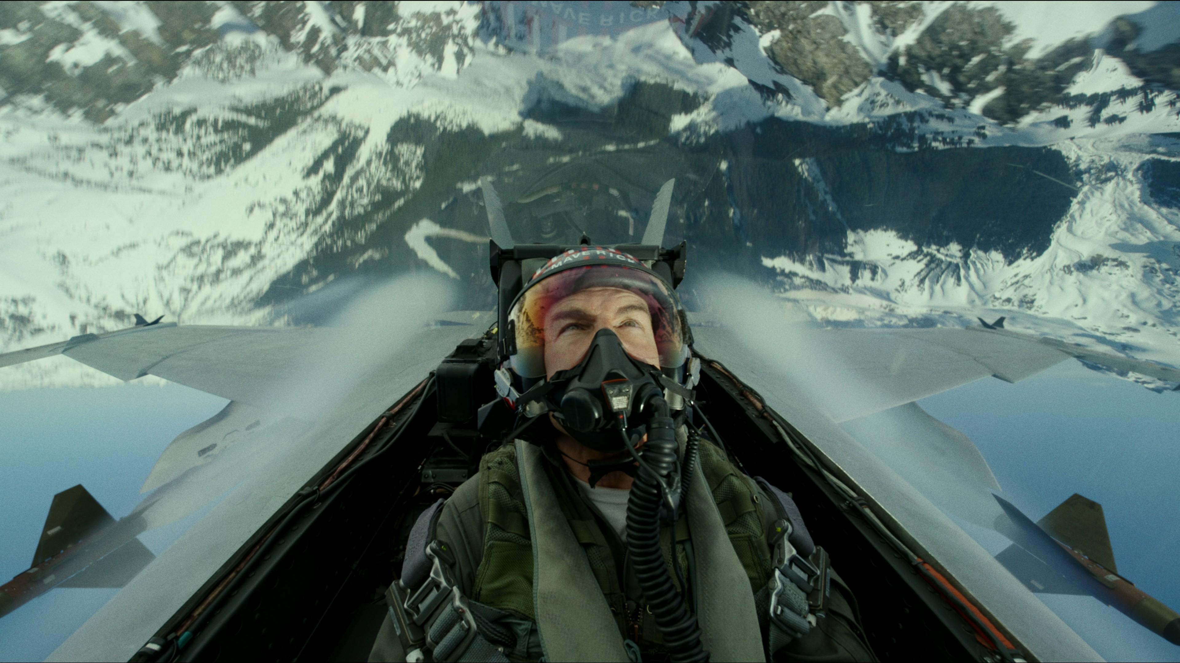 3840x2160 Wallpaper top gun maverick, tom cruise, movie background