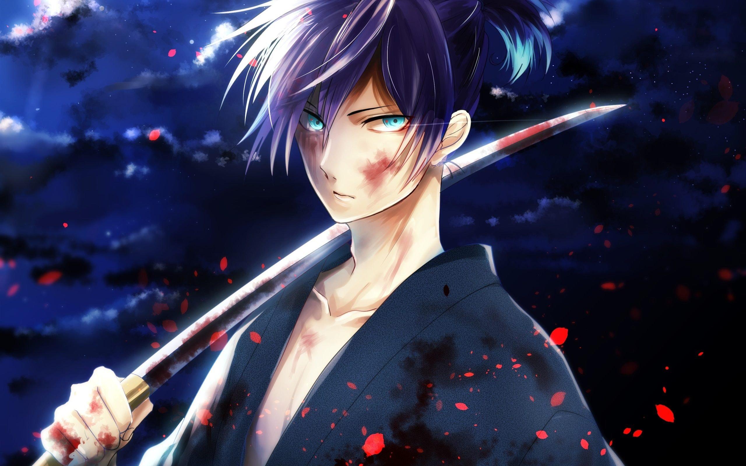 2560x1600 Japanese Anime Boy Wallpaper