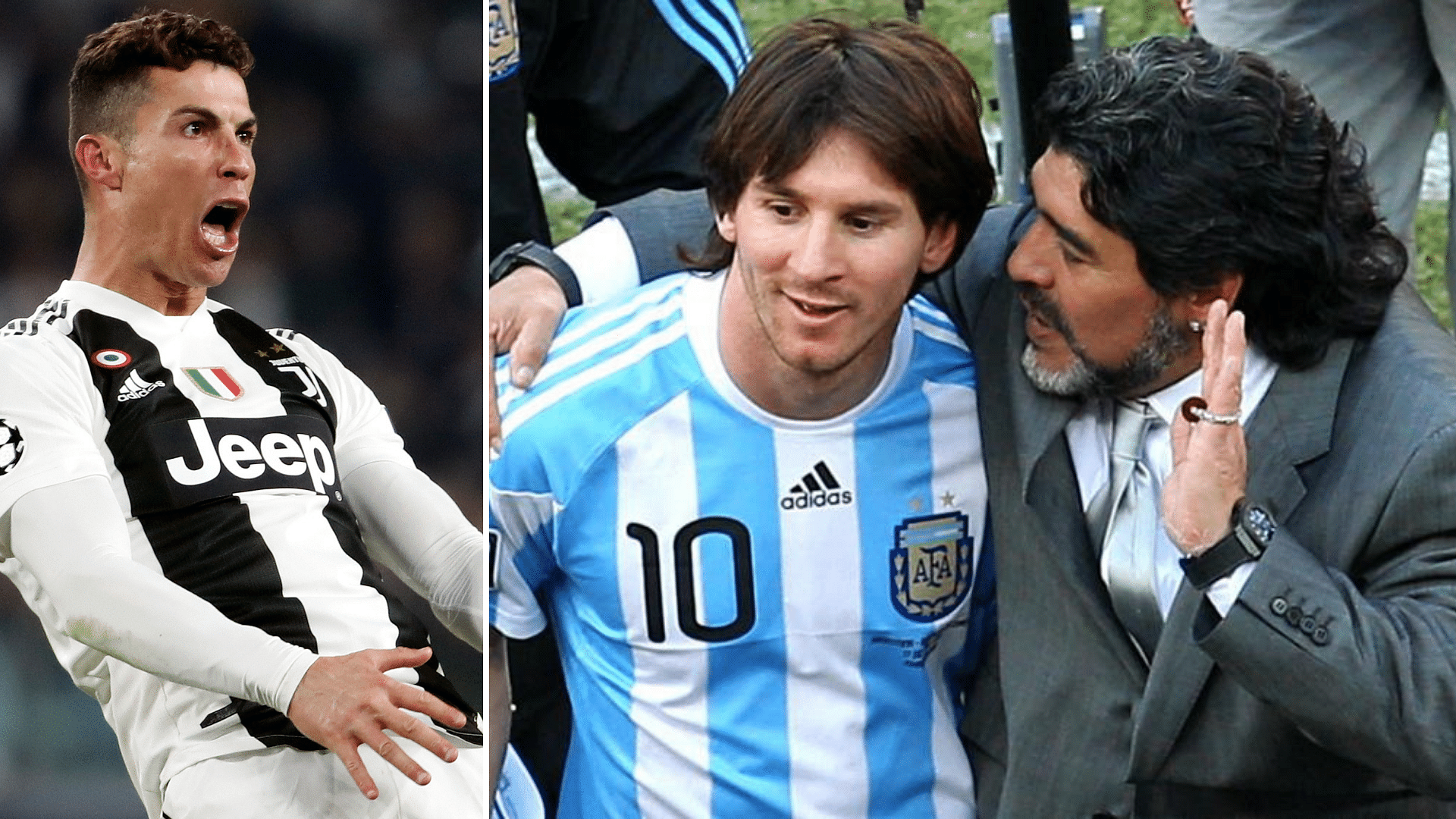 1920x1080 Argentina Proud of Lionel Messi, but Cristiano Ronaldo is an Animal: Diego Maradona