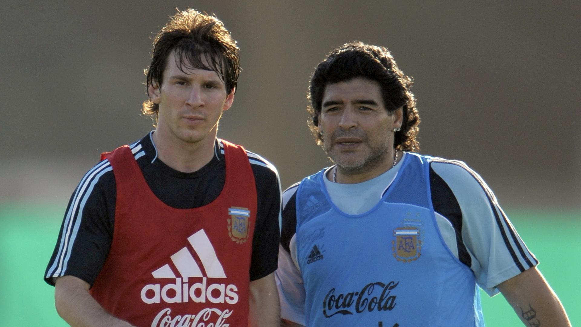 1920x1080 Diego Maradona v Lionel Messi and contrasting two footballing superstars España