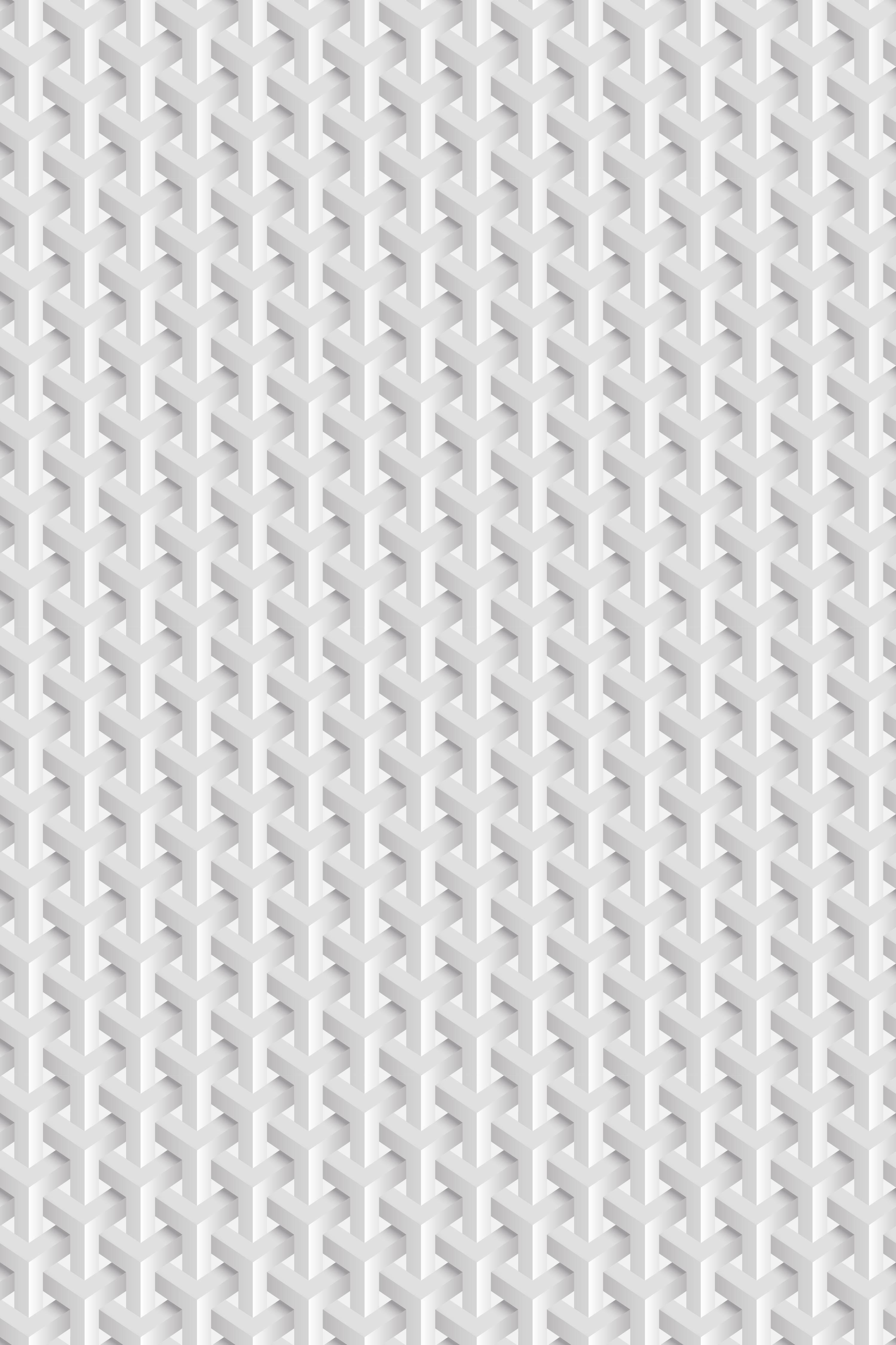 3000x4500 Mobile HD wallpaper light background steel interlocked pattern