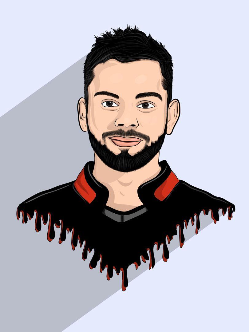 Virat Kohli Cartoon Wallpapers - Top Free Virat Kohli Cartoon